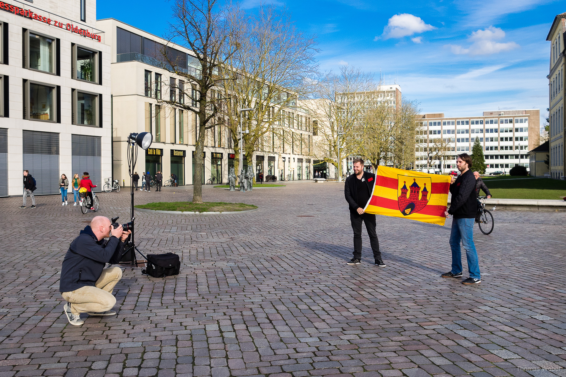 Fotograf Oldenburg: Foto der Housedestroyer vor dem Schloss Oldenburg