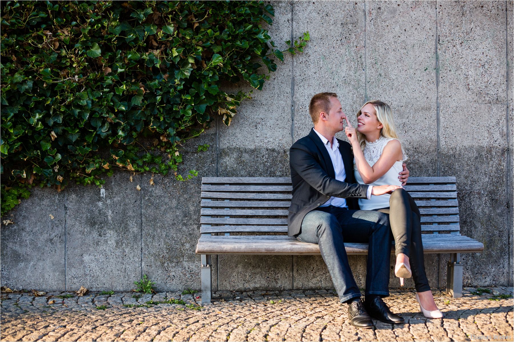 Fotograf Thomas Weber aus Oldenburg: Paarfotos eines verliebten Hochzeitspaares