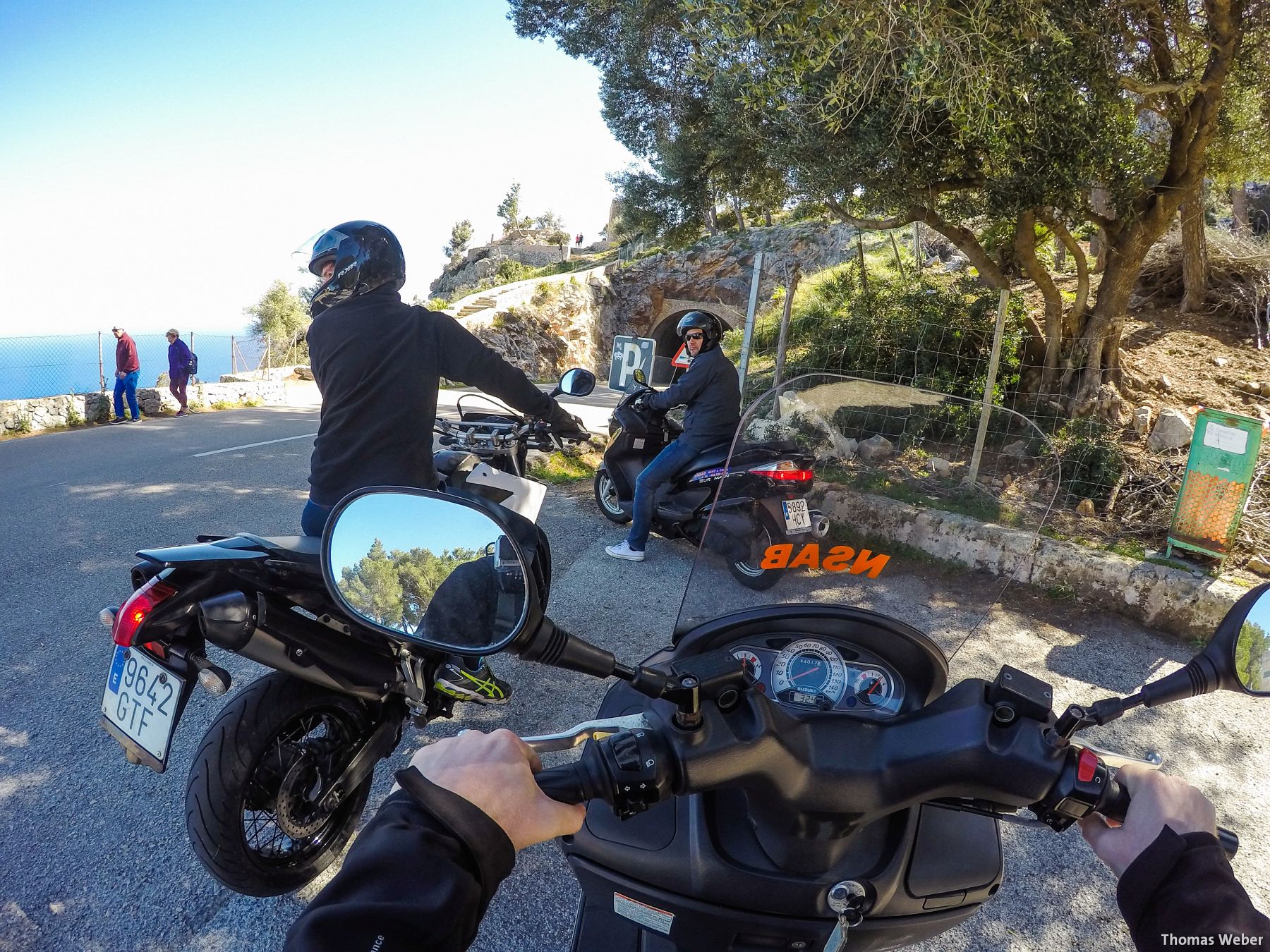 Fotograf Thomas Weber aus Oldenburg: Diverse Touren mit 125er Rollern im Frühjahr über Mallorca