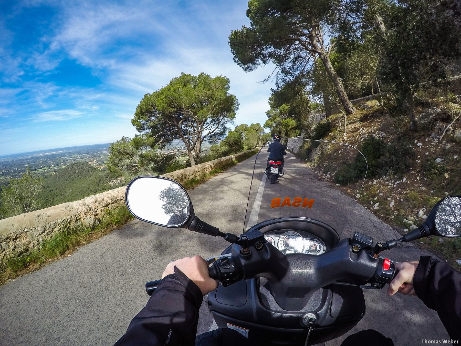 Fotograf Thomas Weber aus Oldenburg: Diverse Touren mit 125er Rollern im Frühjahr über Mallorca