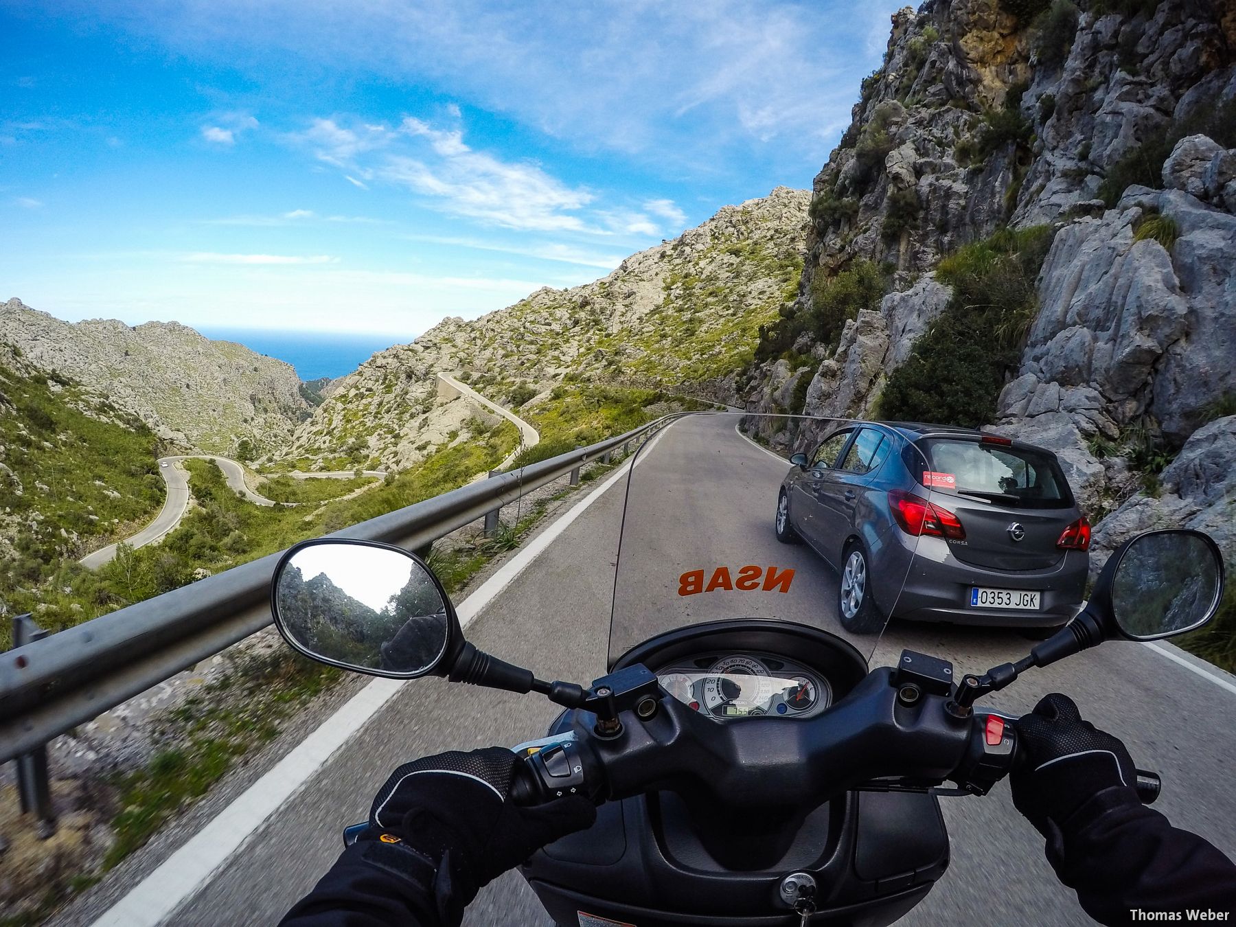 Fotograf Thomas Weber aus Oldenburg: Diverse Touren mit 125er Rollern im Frühjahr über Mallorca