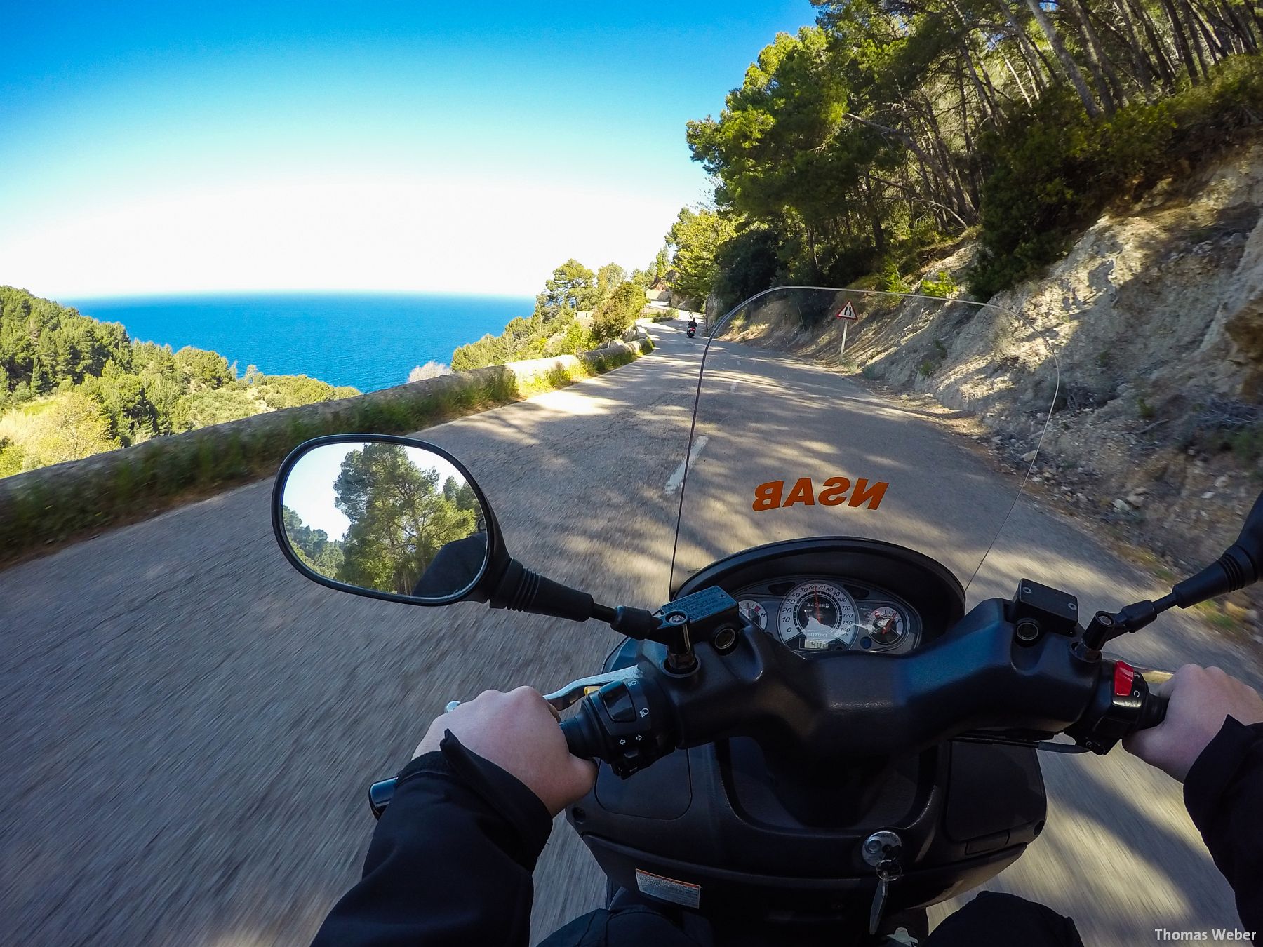 Fotograf Thomas Weber aus Oldenburg: Diverse Touren mit 125er Rollern im Frühjahr über Mallorca