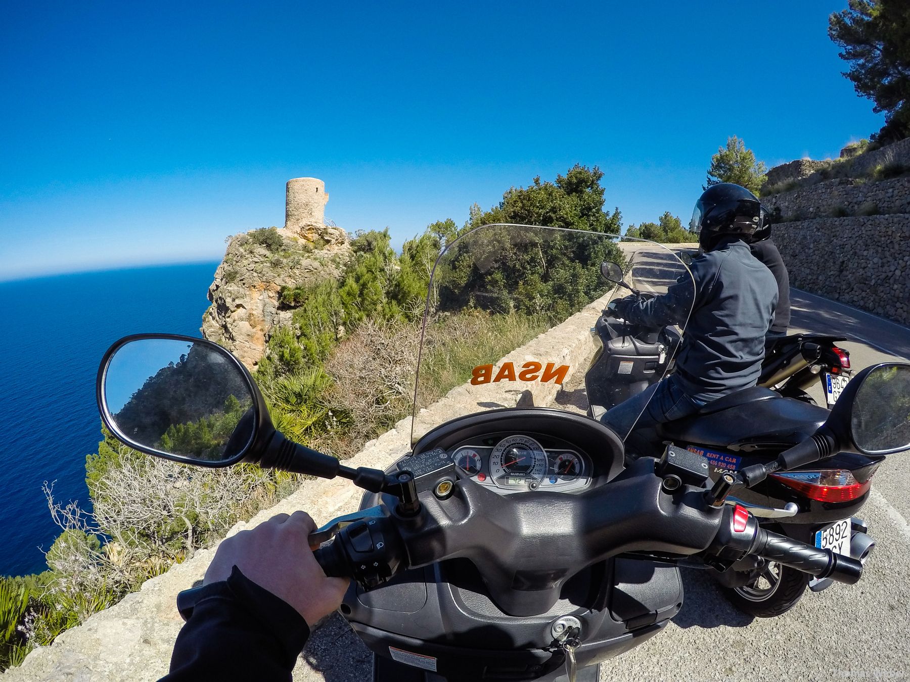 Fotograf Thomas Weber aus Oldenburg: Diverse Touren mit 125er Rollern im Frühjahr über Mallorca