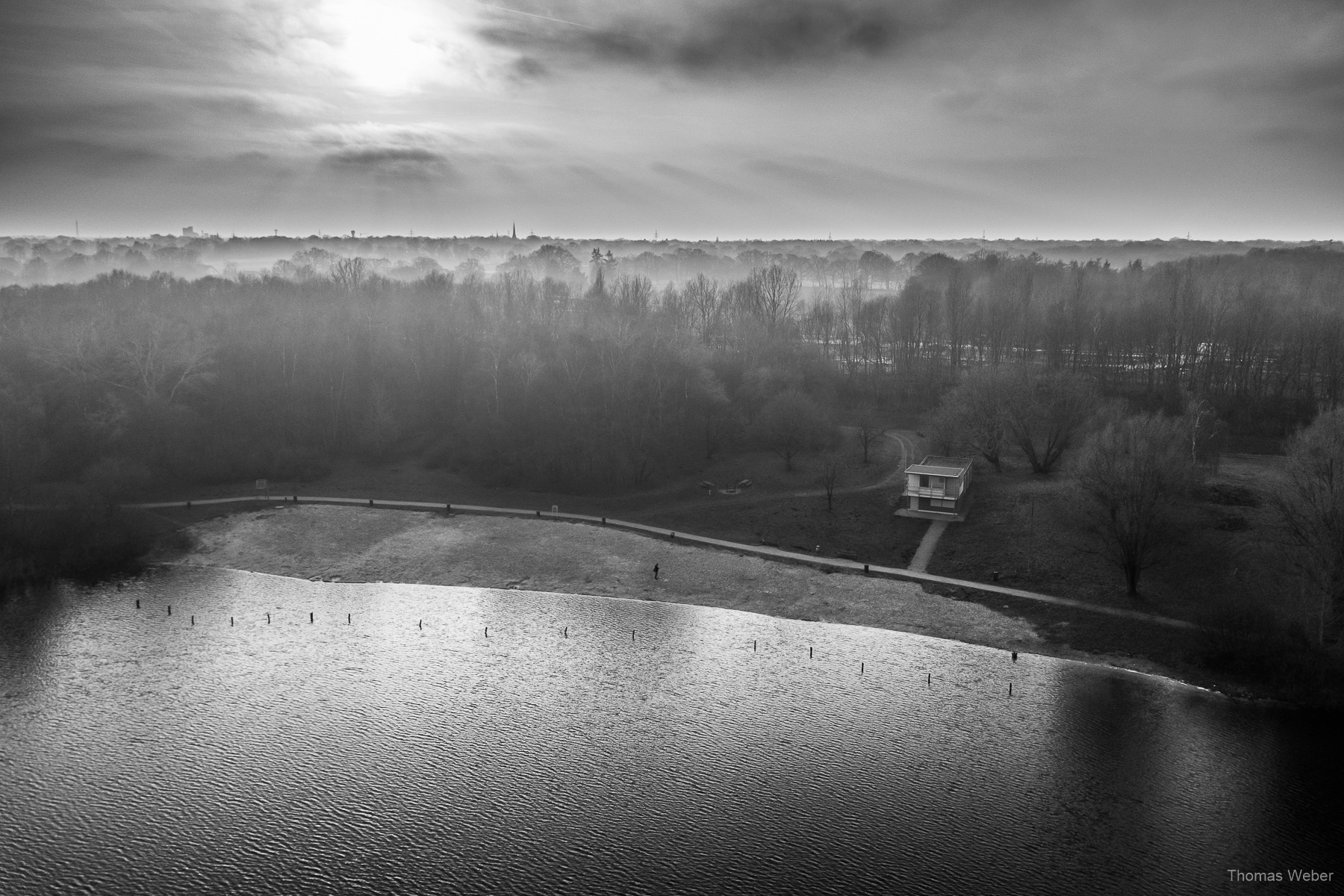 Fotograf Oldenburg, Thomas Weber: Landschaftsfotos und Naturfotos im Winter am See und im Moor