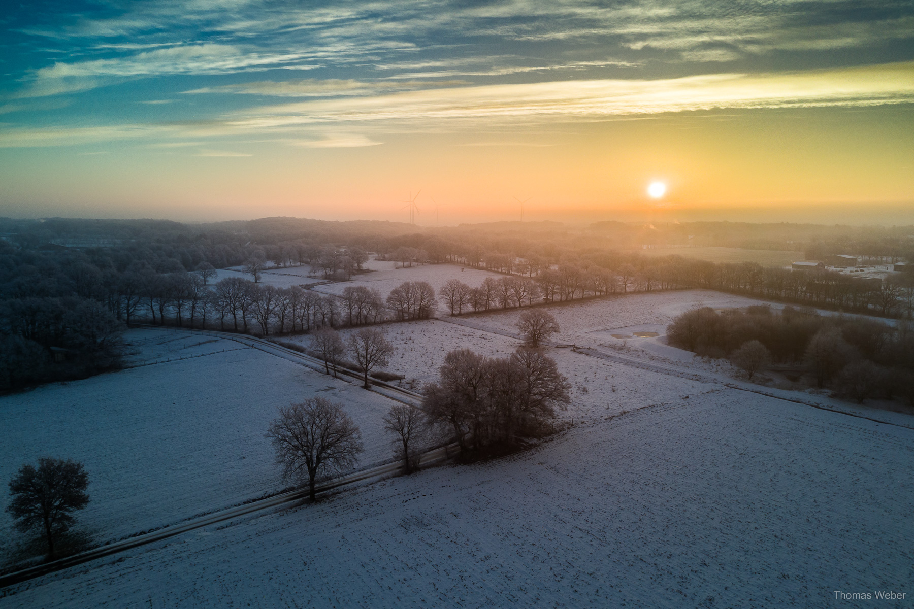Fotograf Oldenburg, Thomas Weber: Landschaftsfotos und Naturfotos im Winter am See und im Moor