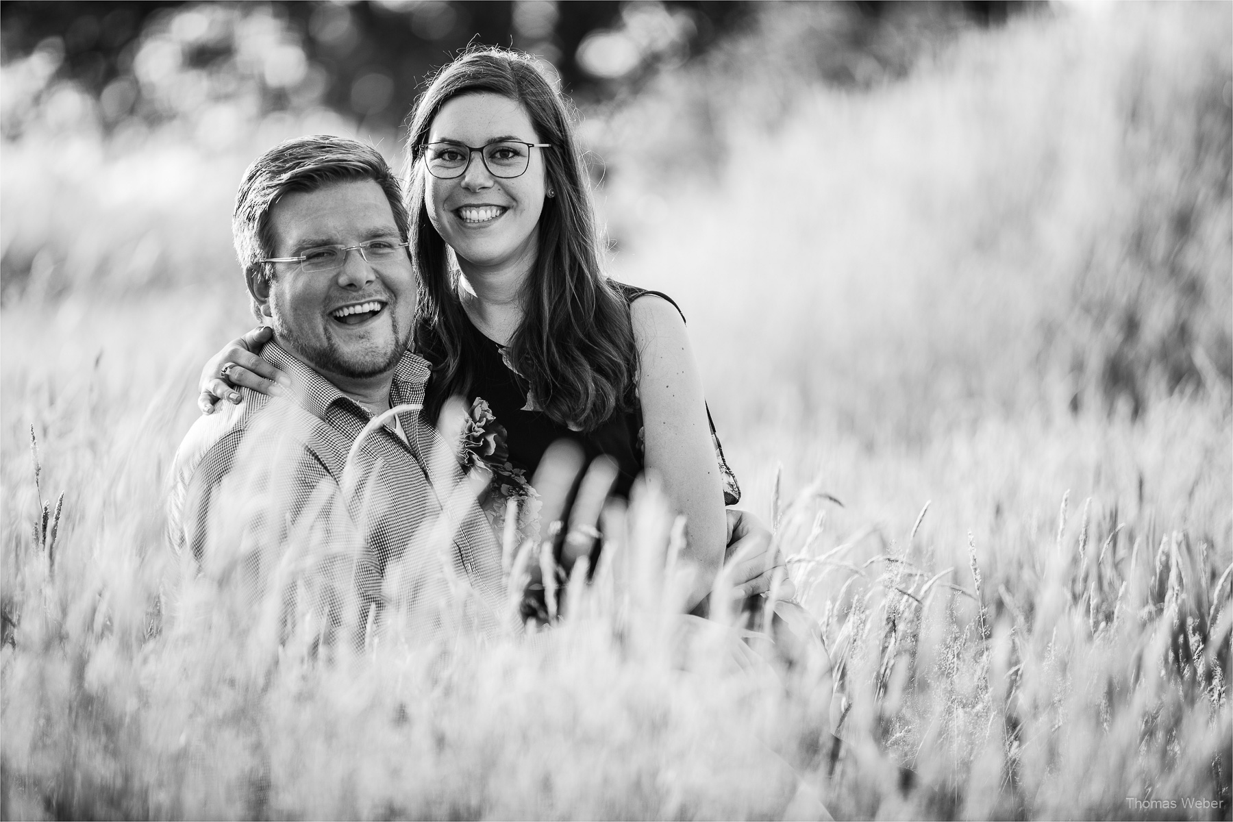 Paarfotos bei einem Engagement-Shooting vom Fotografen Thomas Weber in Oldenburg