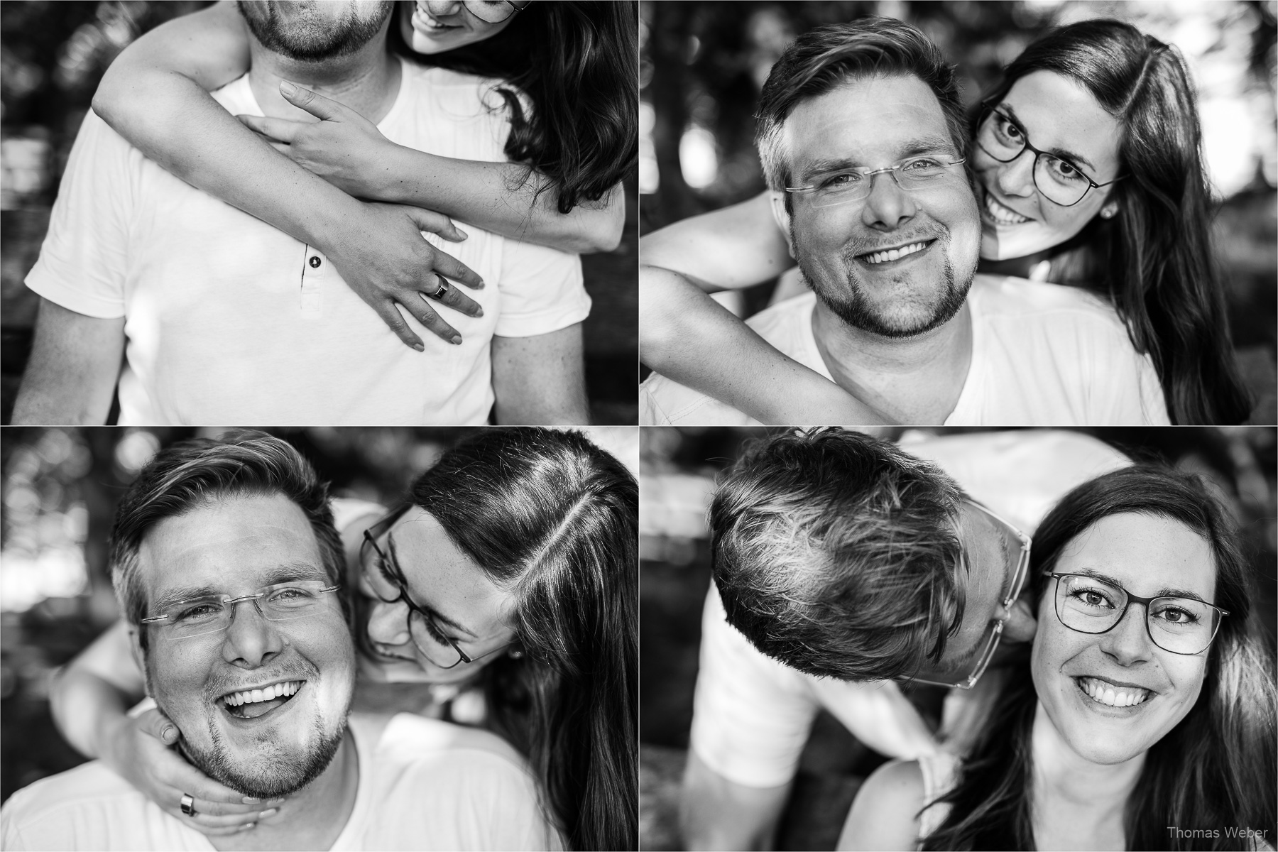 Paarfotos bei einem Engagement-Shooting vom Fotografen Thomas Weber in Oldenburg