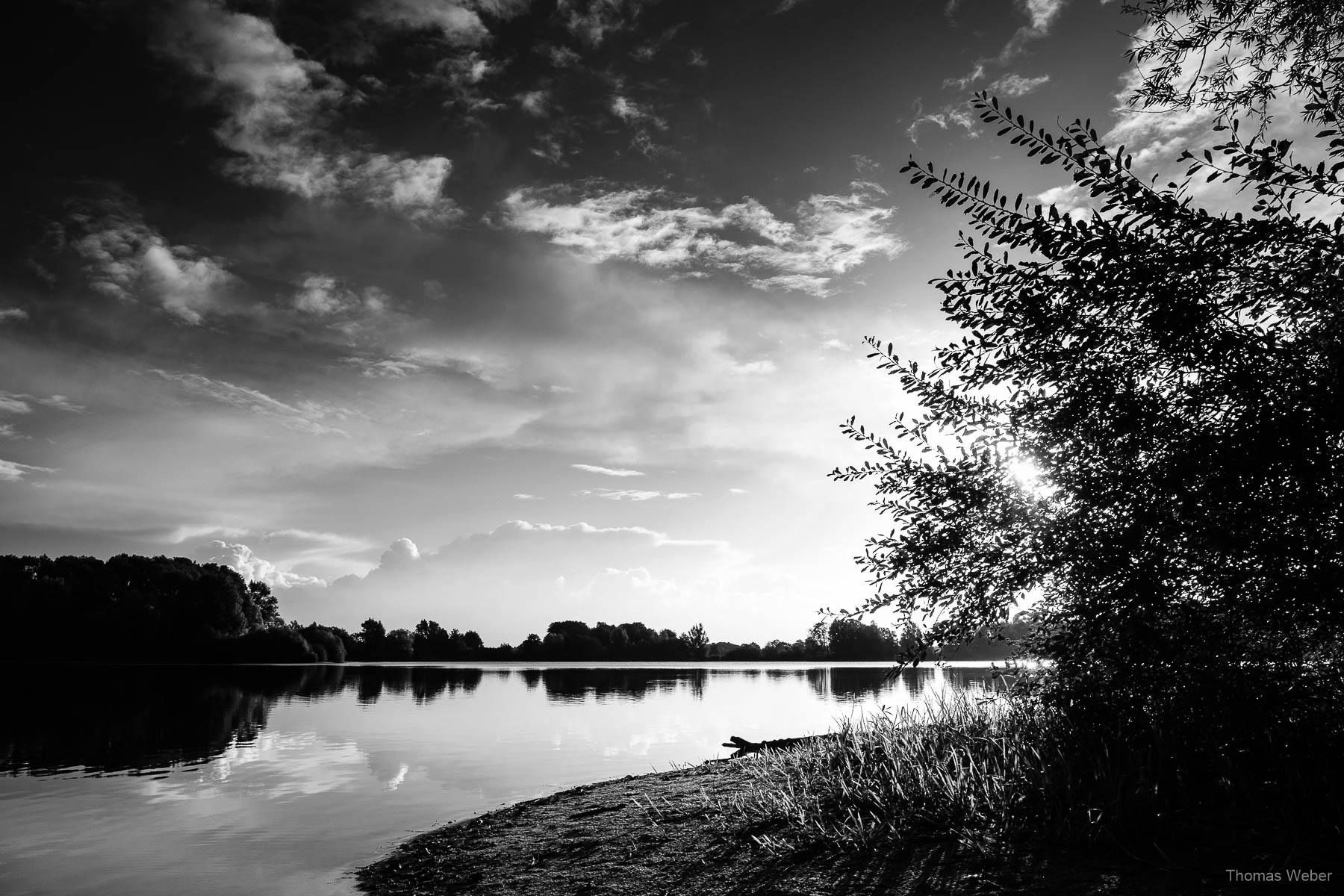 Landschaftsfotos am kleinen Bornhorster See in Oldenburg, Fotograf Thomas Weber aus Oldenburg