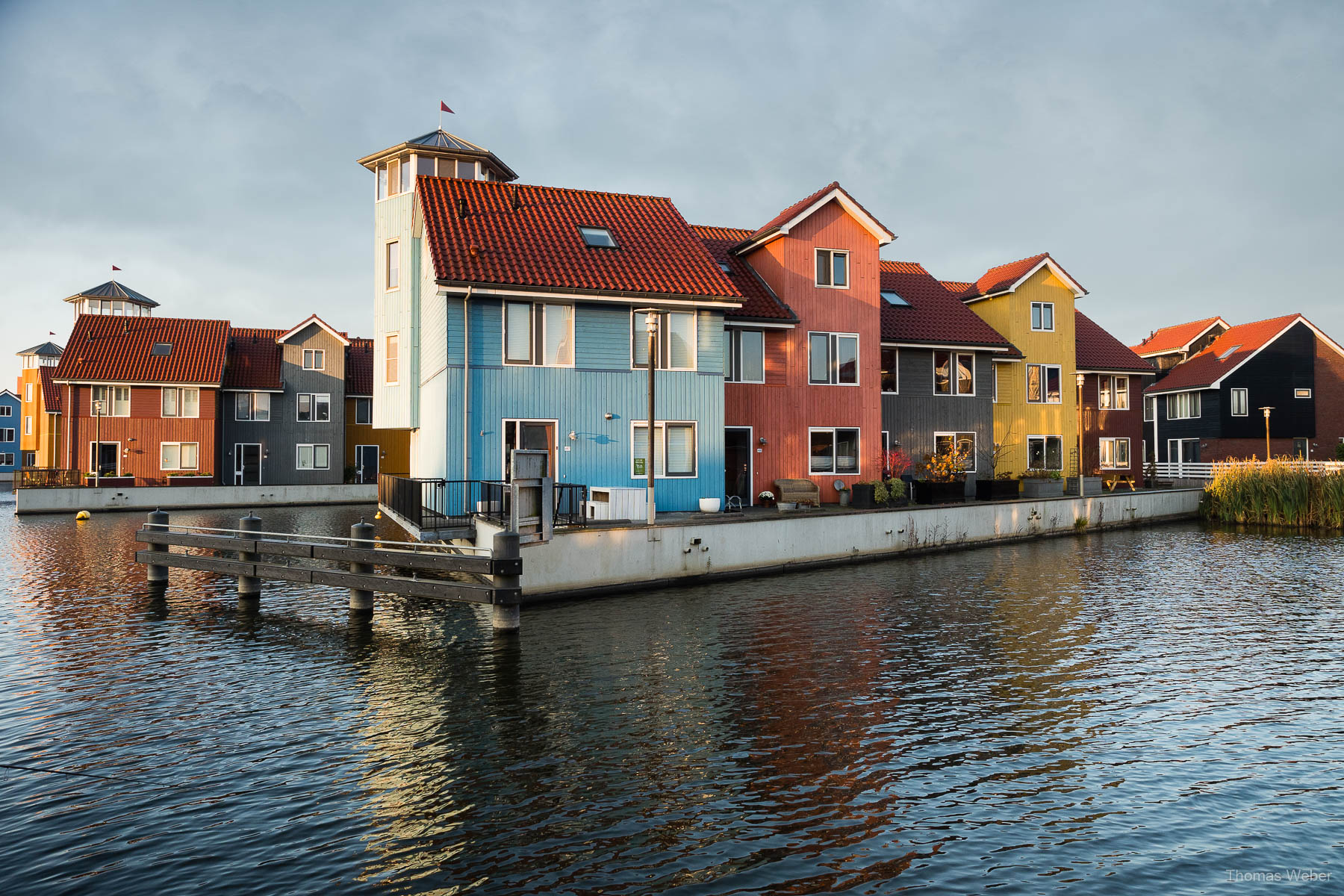 Der Reitdiephaven in Groningen bei einer Fahrradtour durch Groningen, Fotograf Oldenburg, Thomas Weber