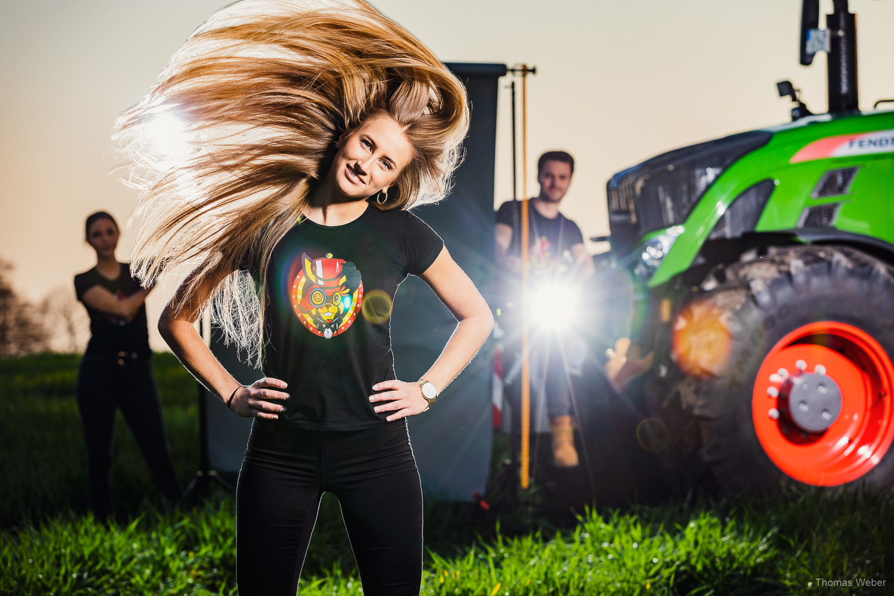 Fotoshooting für das Merchandise des TabulaRaaza Musikfestival in Wiemerslande, Fotograf Thomas Weber aus Oldenburg