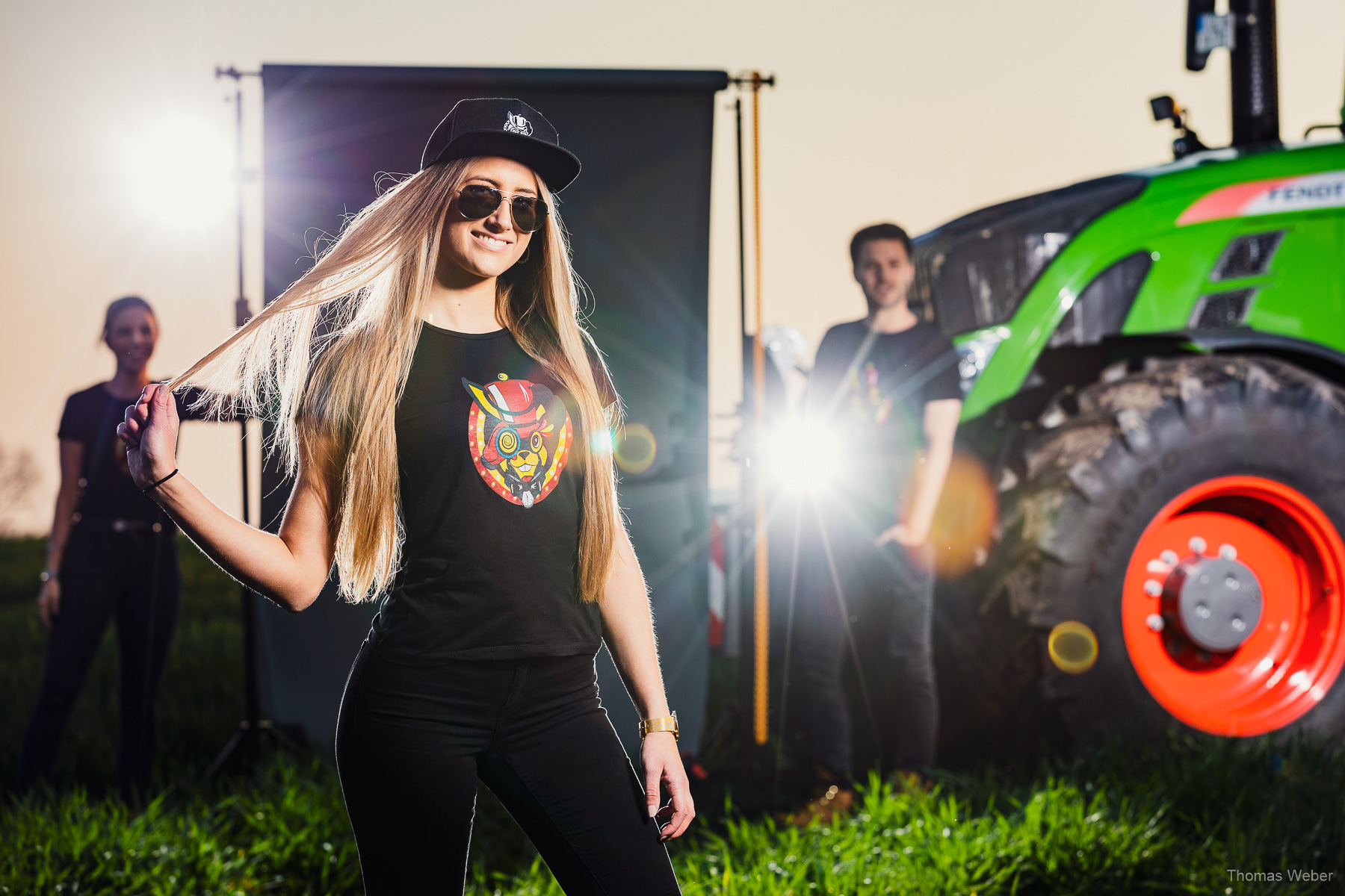 Fotoshooting für das Merchandise des TabulaRaaza Musikfestival in Wiemerslande, Fotograf Thomas Weber aus Oldenburg