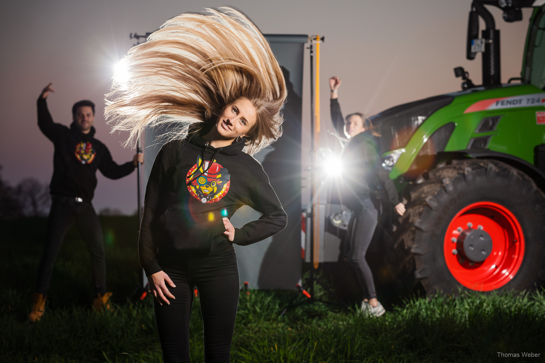 Fotoshooting für das Merchandise des TabulaRaaza Musikfestival in Wiemerslande, Fotograf Thomas Weber aus Oldenburg