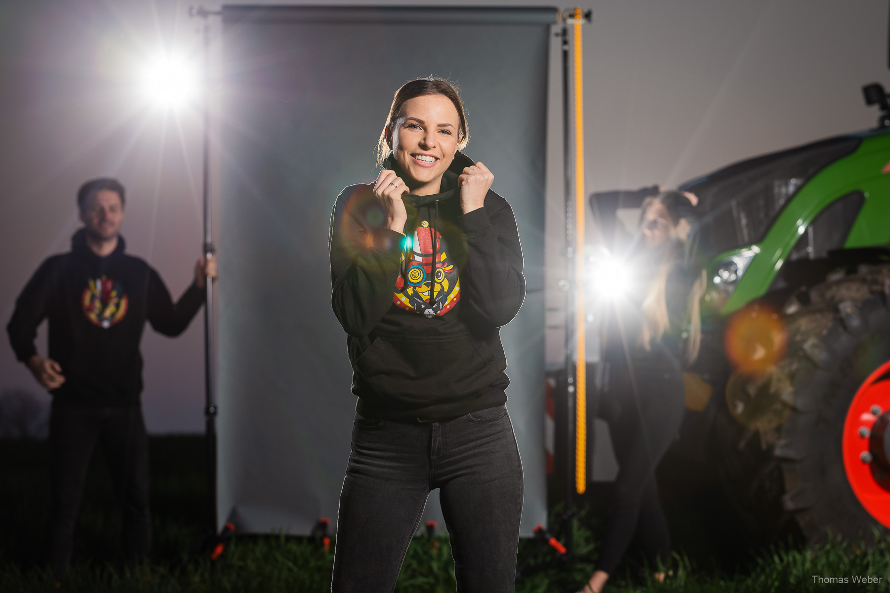 Fotoshooting für das Merchandise des TabulaRaaza Musikfestival in Wiemerslande, Fotograf Thomas Weber aus Oldenburg