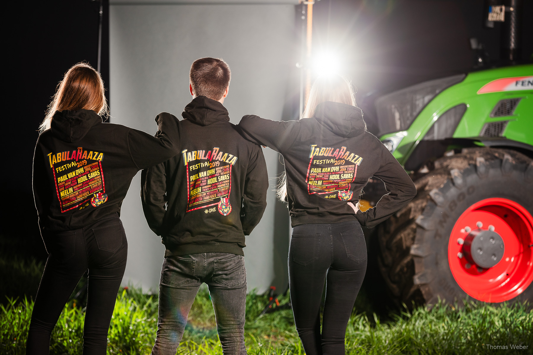 Fotoshooting für das Merchandise des TabulaRaaza Musikfestival in Wiemerslande, Fotograf Thomas Weber aus Oldenburg