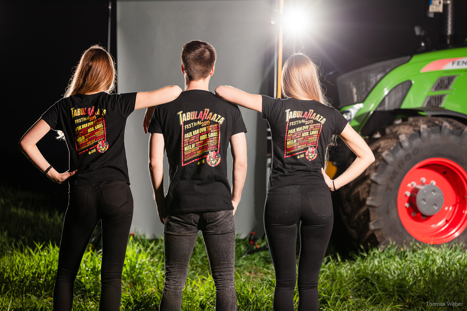 Fotoshooting für das Merchandise des TabulaRaaza Musikfestival in Wiemerslande, Fotograf Thomas Weber aus Oldenburg