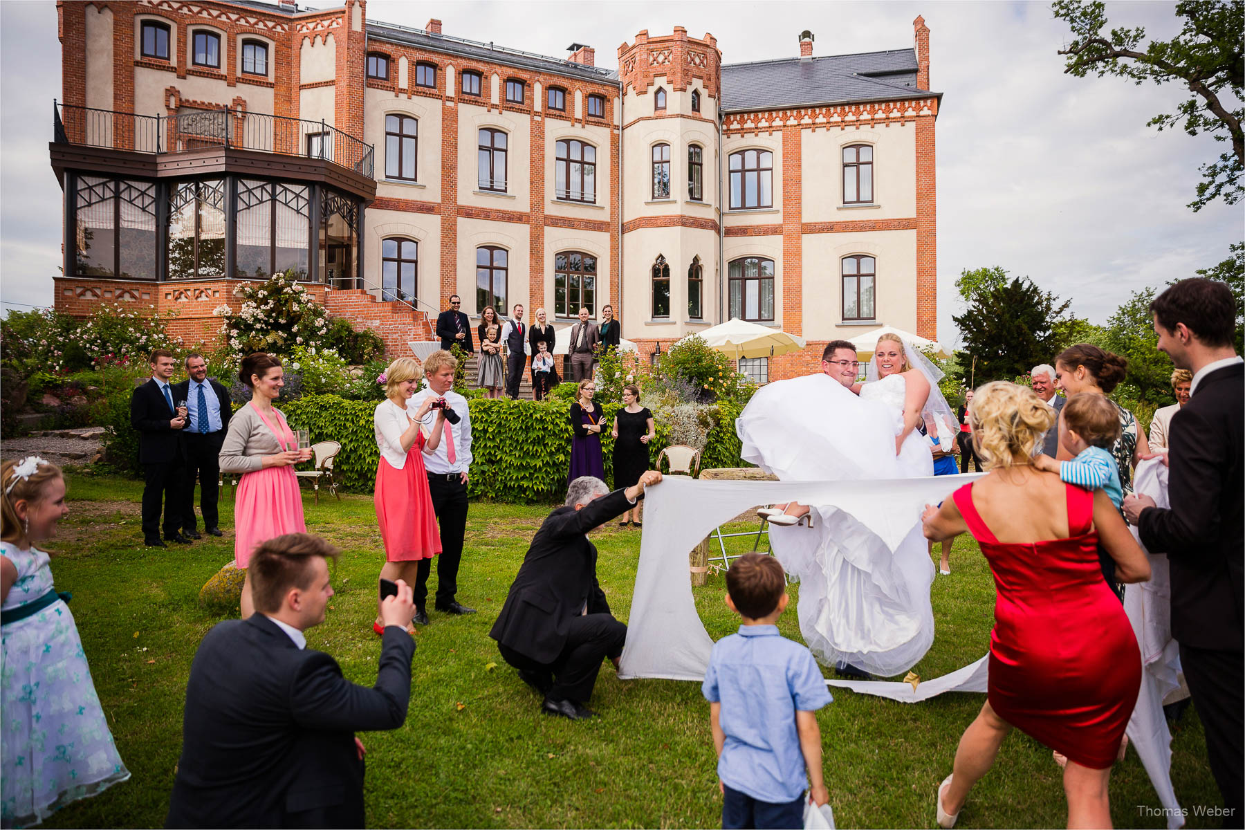 Hochzeitsfotos auf Schloss Gamehl