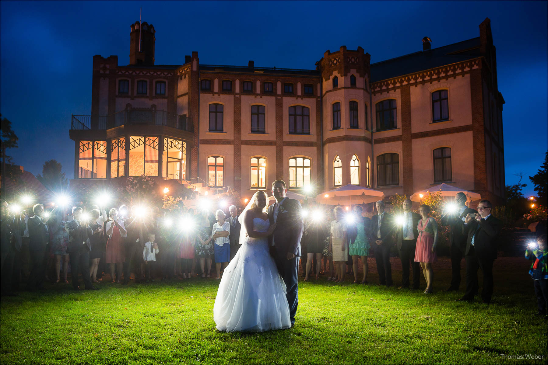 Hochzeitsfotos auf Schloss Gamehl