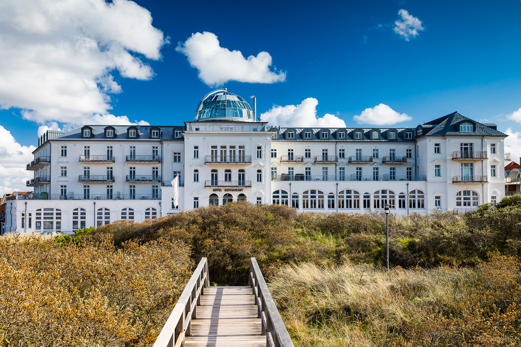 Hotelfotos vom Strandhotel Kurhaus Juist, Architekturfotograf und Hotelfotograf Thomas Weber aus Oldenburg