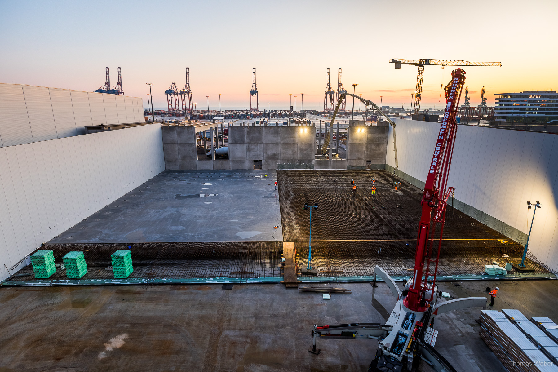 Reportagefotos auf einer Großbaustelle, Fotograf Thomas Weber aus Oldenburg