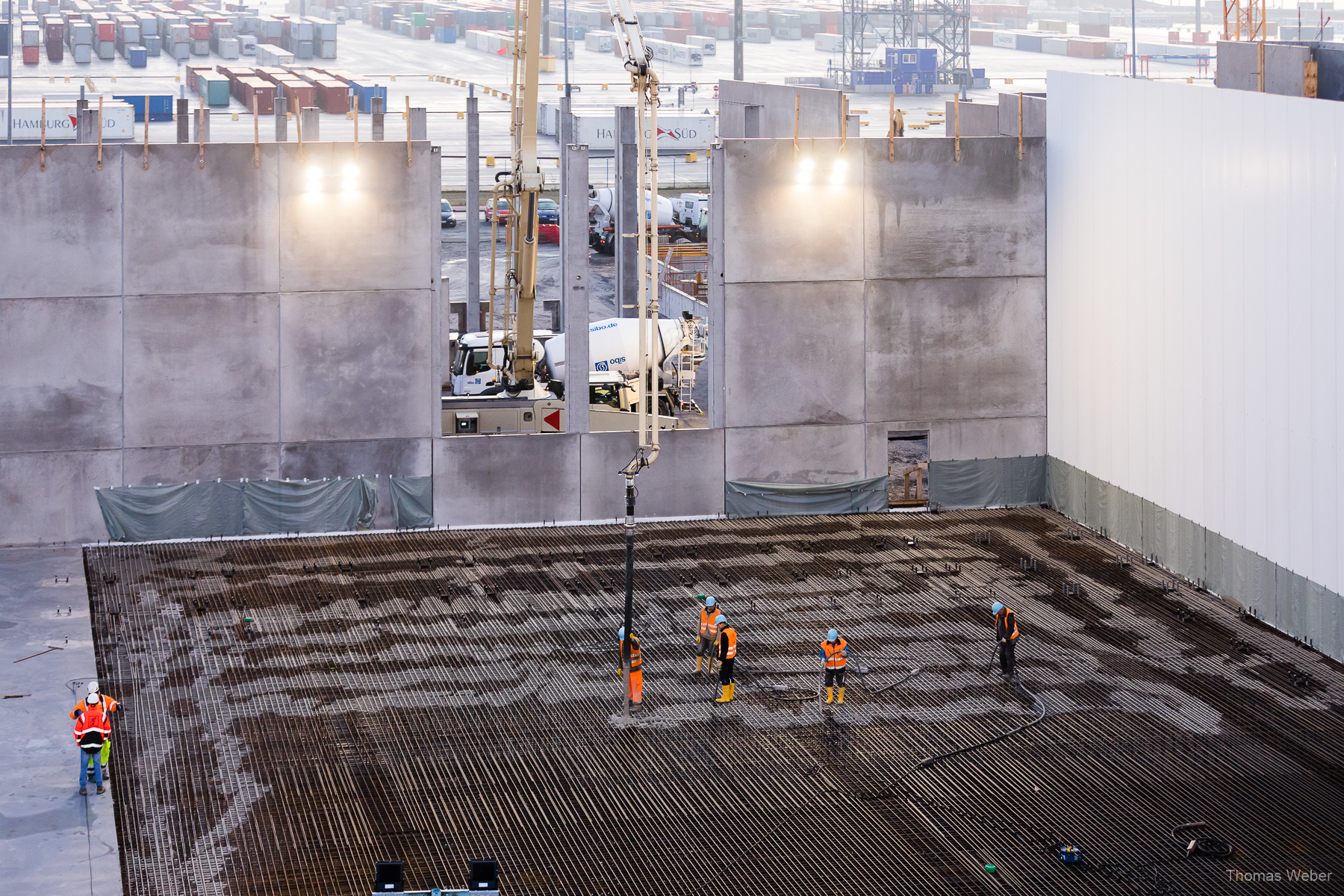 Industriefotos auf einer Großbaustelle, Fotograf Thomas Weber aus Oldenburg