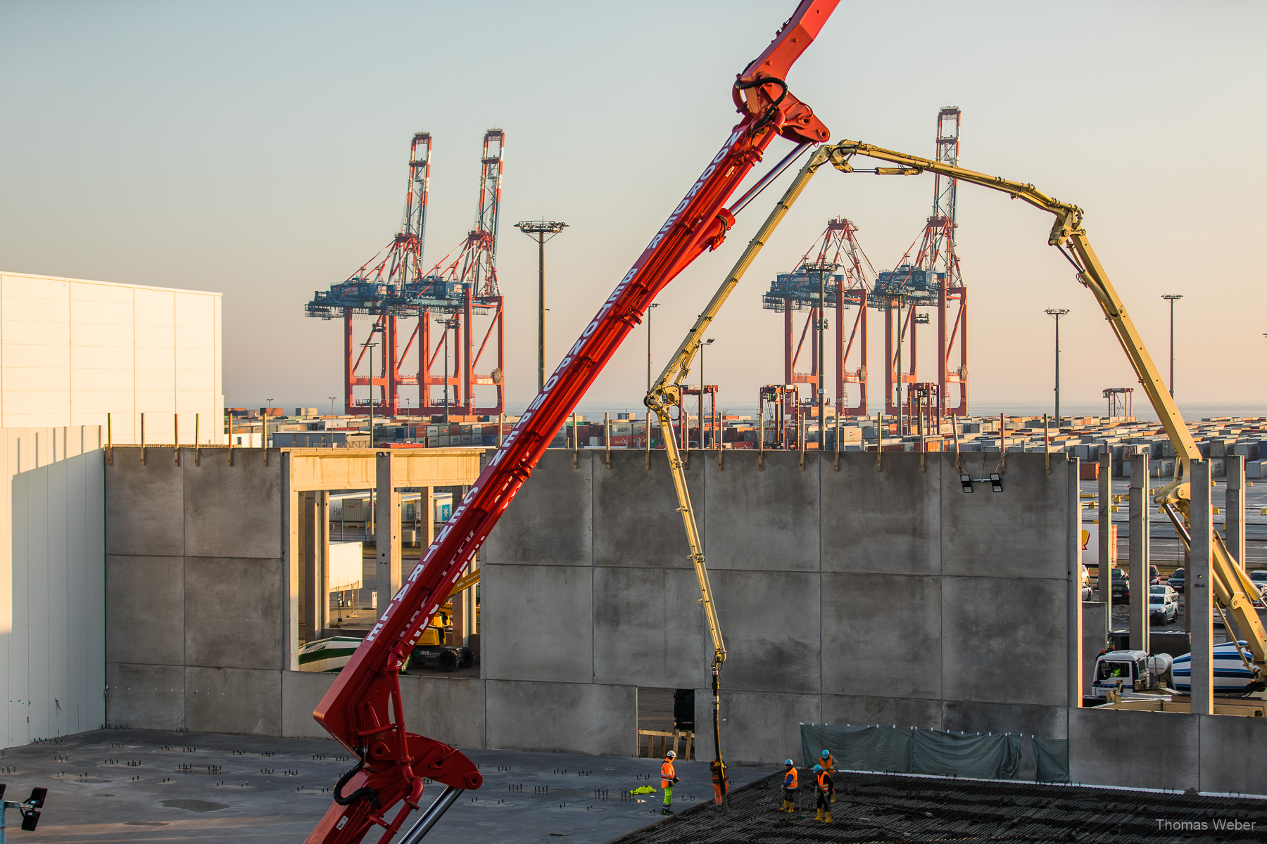 Reportagefotos auf einer Großbaustelle von Ludwig Freytag, Fotograf Thomas Weber aus Oldenburg