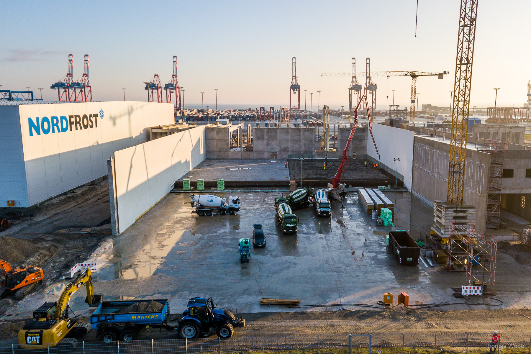 Reportagefotos auf einer Großbaustelle von Ludwig Freytag, Fotograf Thomas Weber aus Oldenburg