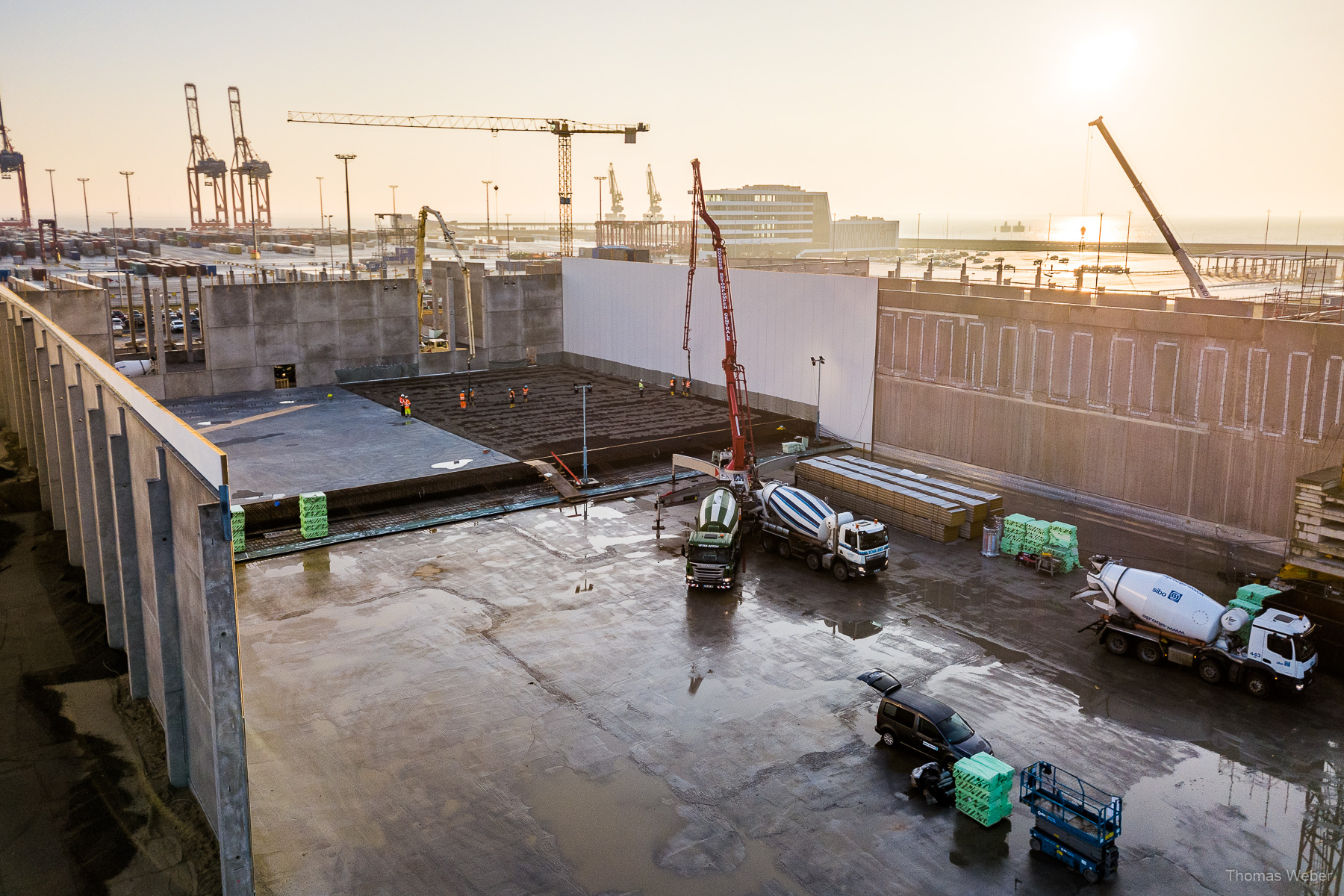 Reportagefotos auf einer Großbaustelle von Ludwig Freytag, Fotograf Thomas Weber aus Oldenburg