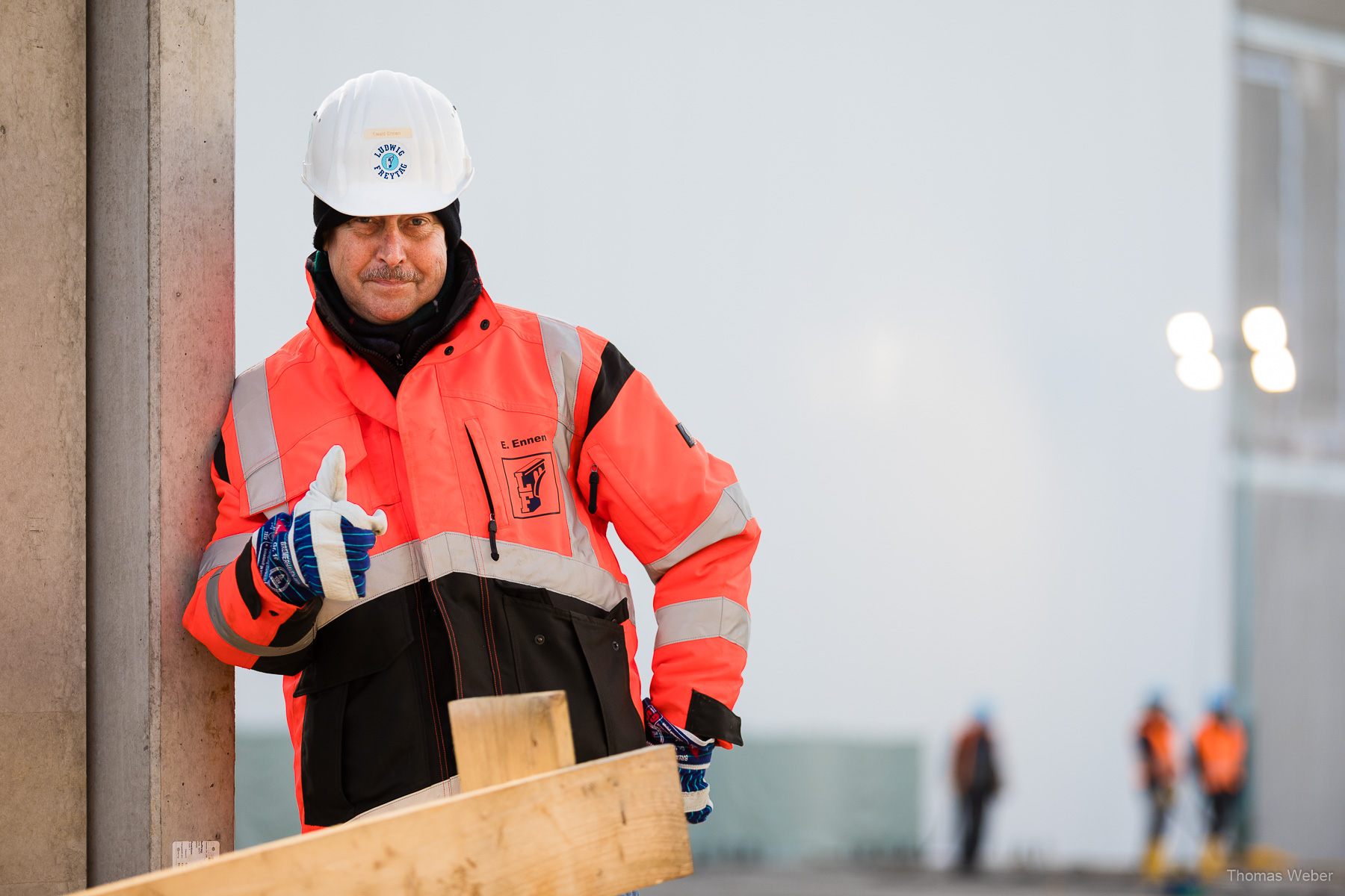 Reportagefotos auf einer Großbaustelle von Ludwig Freytag, Fotograf Thomas Weber aus Oldenburg