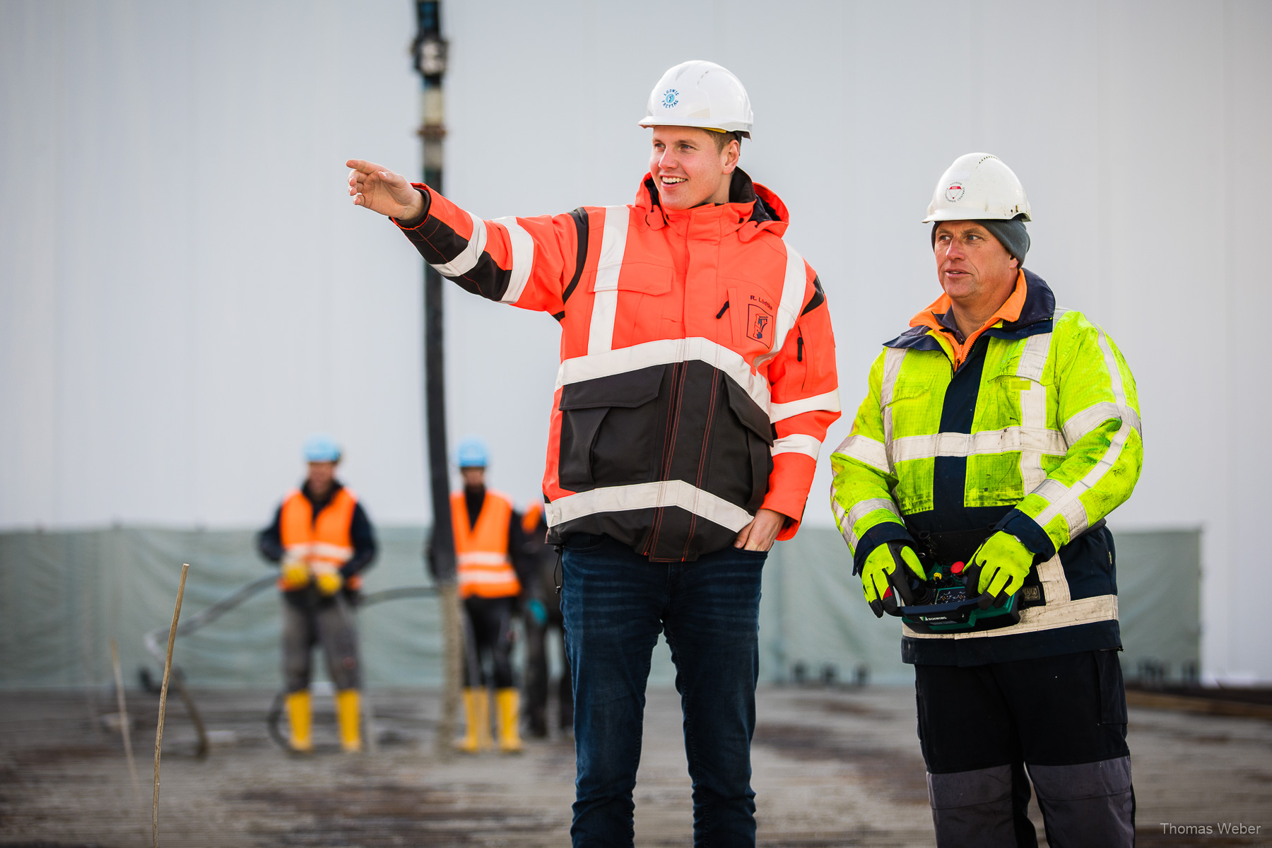 Reportagefotos auf einer Großbaustelle von Ludwig Freytag, Fotograf Thomas Weber aus Oldenburg