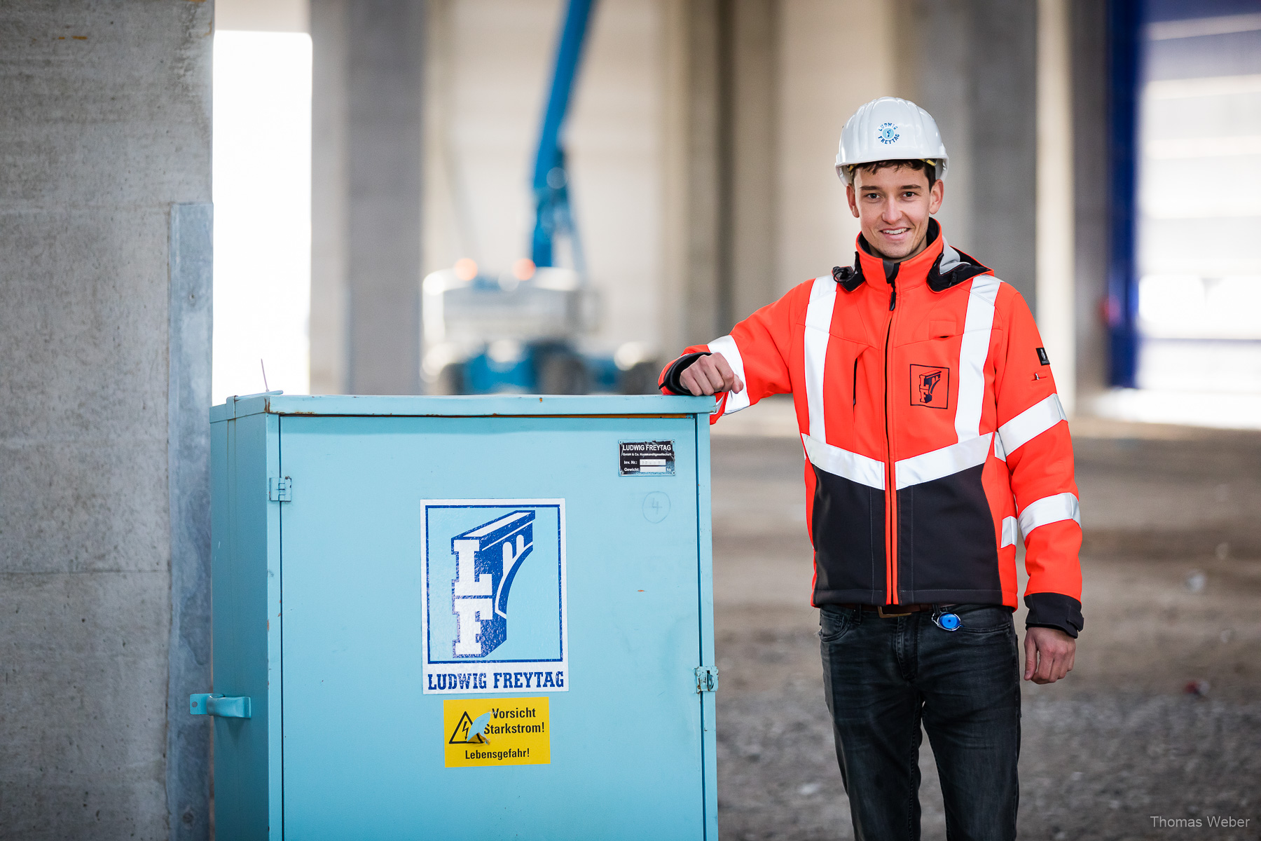 Reportagefotos auf einer Großbaustelle von Ludwig Freytag, Fotograf Thomas Weber aus Oldenburg