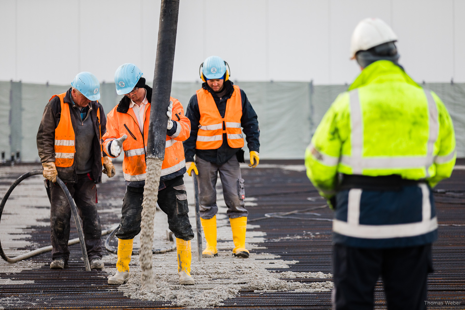 Reportagefotos auf einer Großbaustelle von Ludwig Freytag, Fotograf Thomas Weber aus Oldenburg