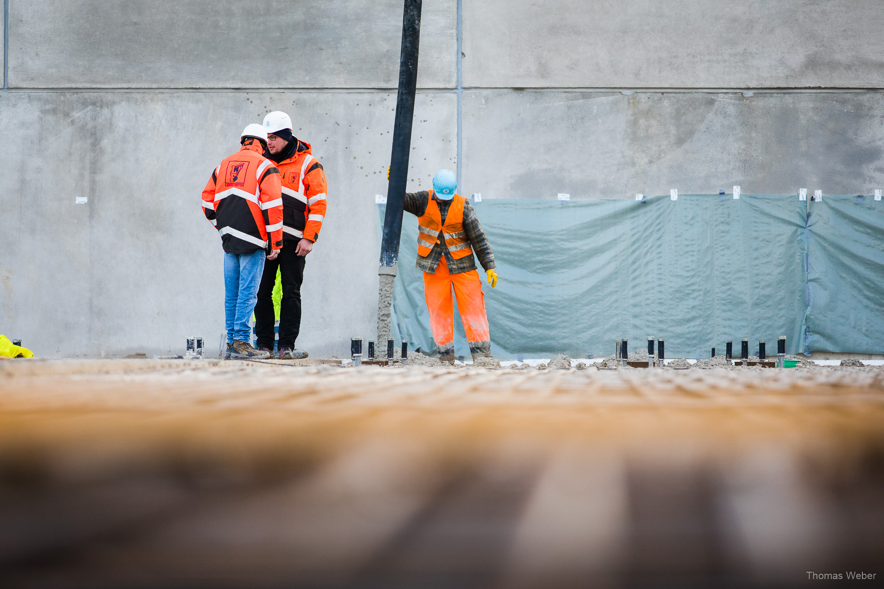 Reportagefotos auf einer Großbaustelle von Ludwig Freytag, Fotograf Thomas Weber aus Oldenburg