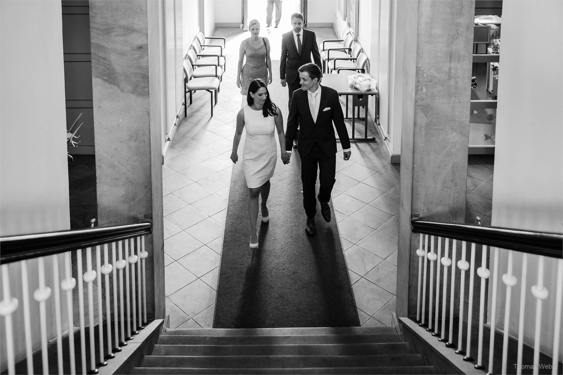 Standesamtliche Hochzeit am Standesamt am Pferdemarkt in Oldenburg, freie Trauung und Hochzeitsfeier auf dem Gut Horn in Gristede, Fotograf Oldenburg, Thomas Weber