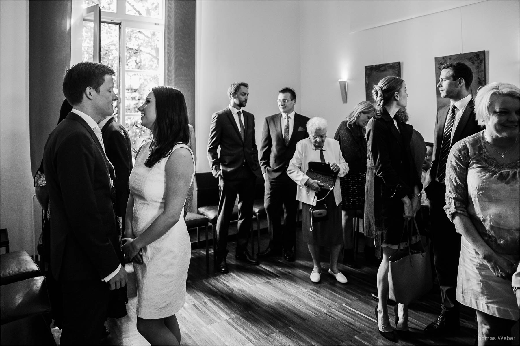 Standesamtliche Hochzeit am Standesamt am Pferdemarkt in Oldenburg, freie Trauung und Hochzeitsfeier auf dem Gut Horn in Gristede, Fotograf Oldenburg, Thomas Weber