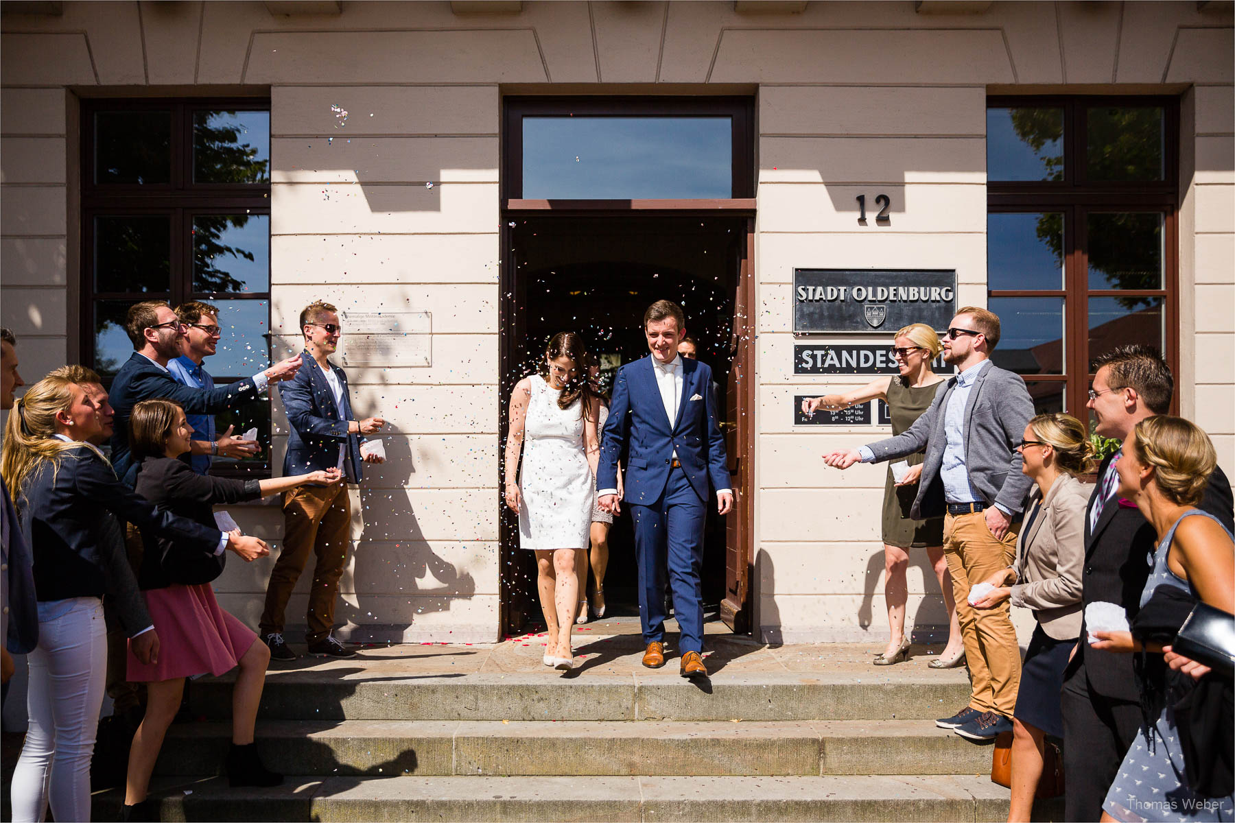 Standesamtliche Hochzeit am Standesamt am Pferdemarkt in Oldenburg, freie Trauung und Hochzeitsfeier auf dem Gut Horn in Gristede, Fotograf Oldenburg, Thomas Weber