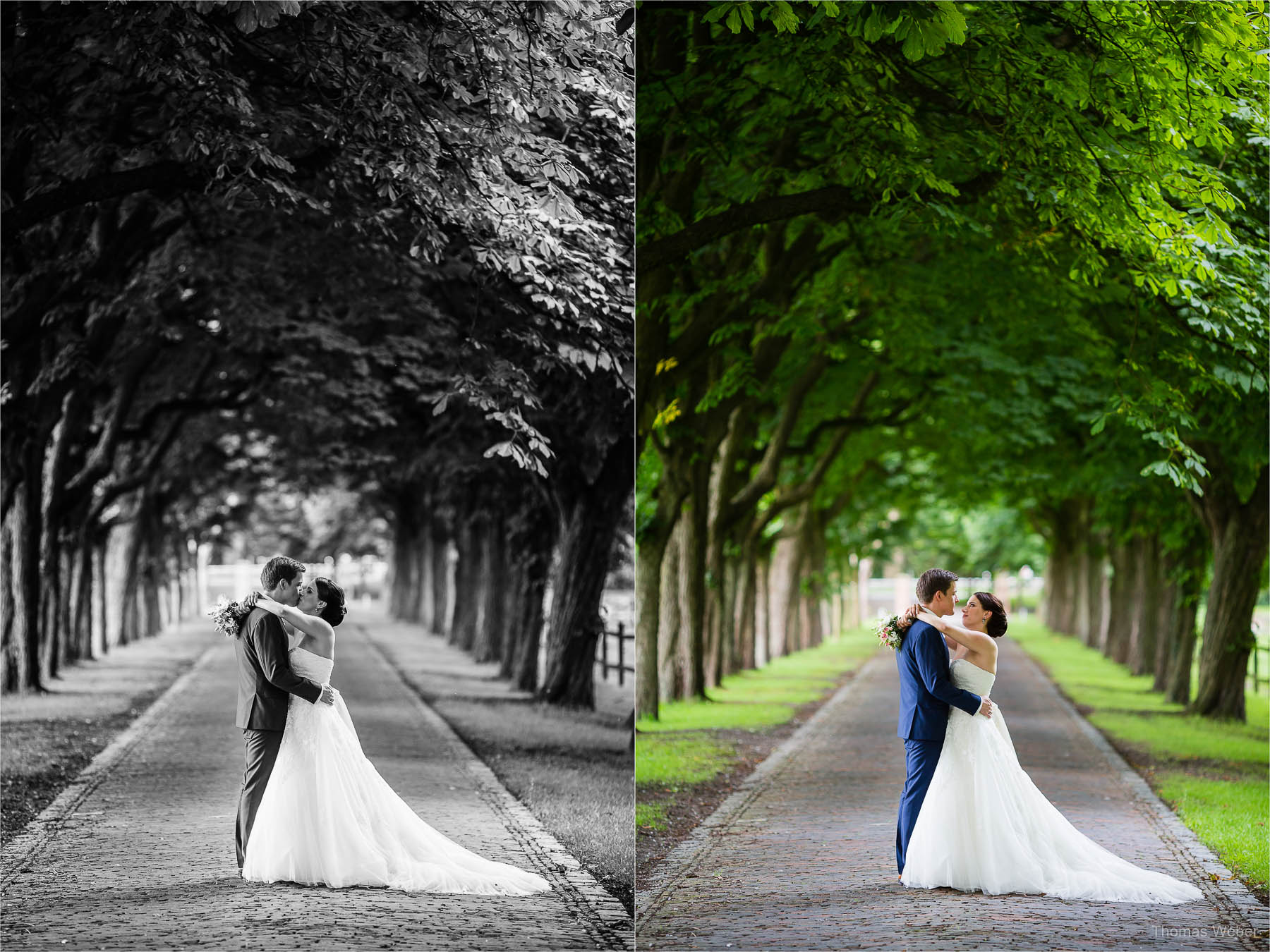 Standesamtliche Hochzeit am Standesamt am Pferdemarkt in Oldenburg, freie Trauung und Hochzeitsfeier auf dem Gut Horn in Gristede, Fotograf Oldenburg, Thomas Weber