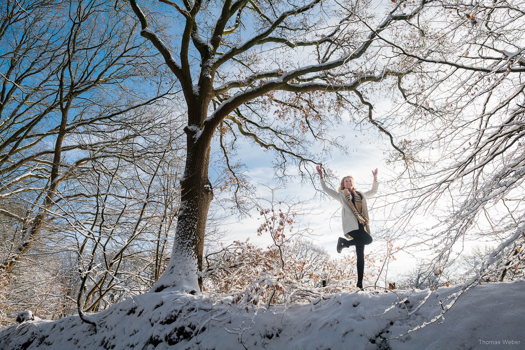 Schneefotos und Winterfotos in Norddeutschland, Fotograf Thomas Weber aus Oldenburg