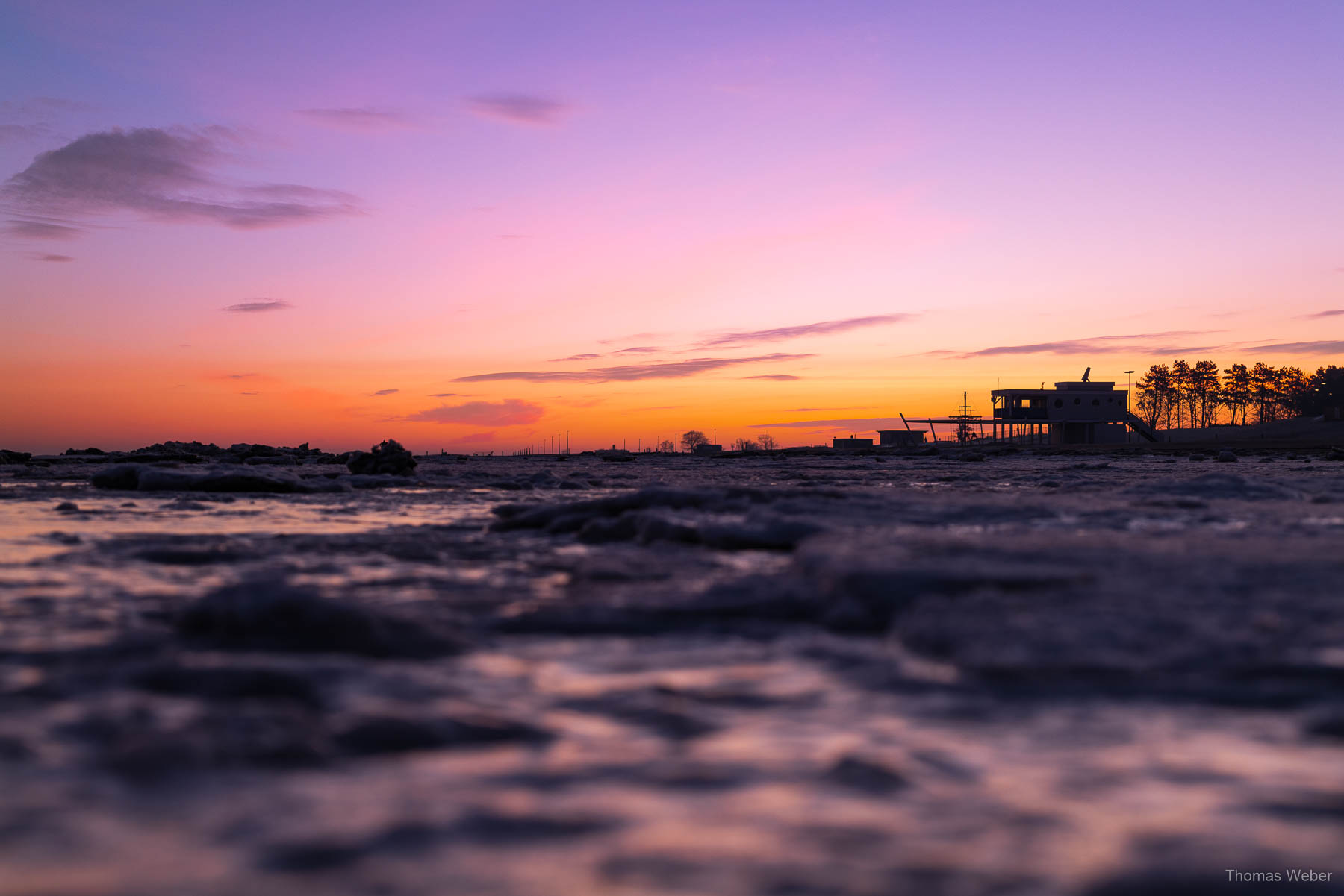 Sonnenaufgang in Dangast (Varel) am Jadebusen, Fotograf Thomas Weber aus Oldenburg