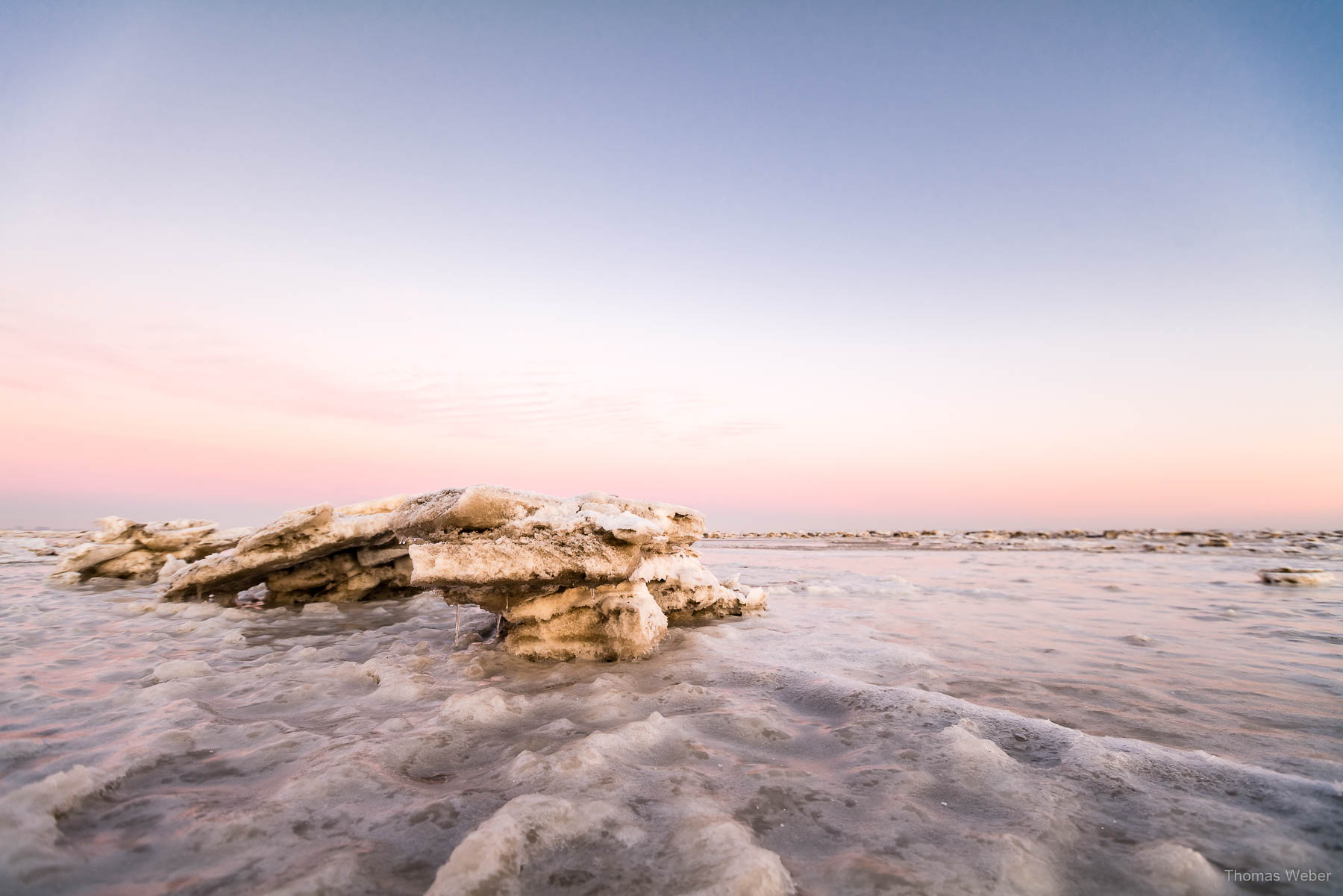 Eingefrorene Nordsee in Dangast (Varel) am Jadebusen, Fotograf Thomas Weber aus Oldenburg