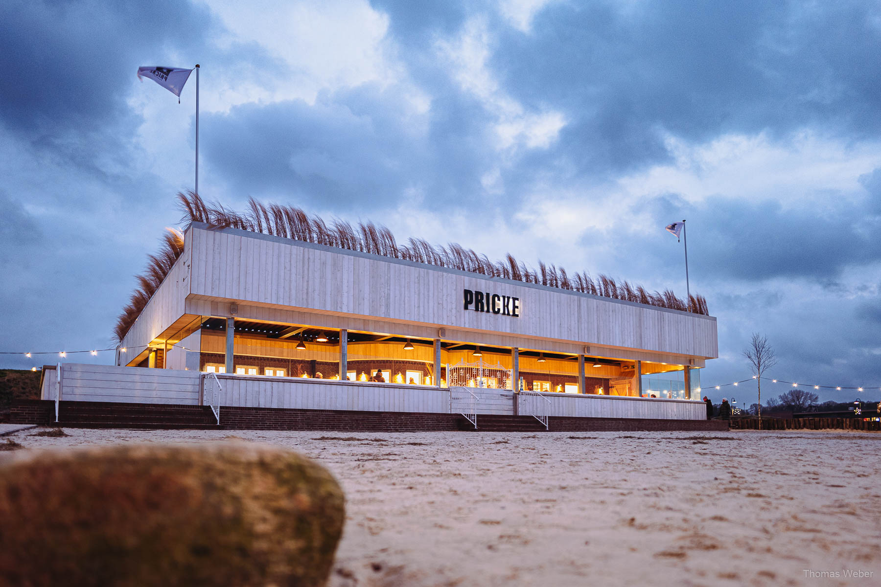 Die Strandbar Pricke in Dangast (Varel), Fotograf Thomas Weber aus Oldenburg