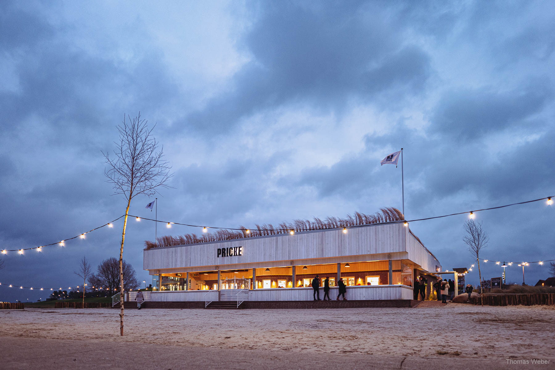 Die Strandbar Pricke in Dangast (Varel), Fotograf Thomas Weber aus Oldenburg