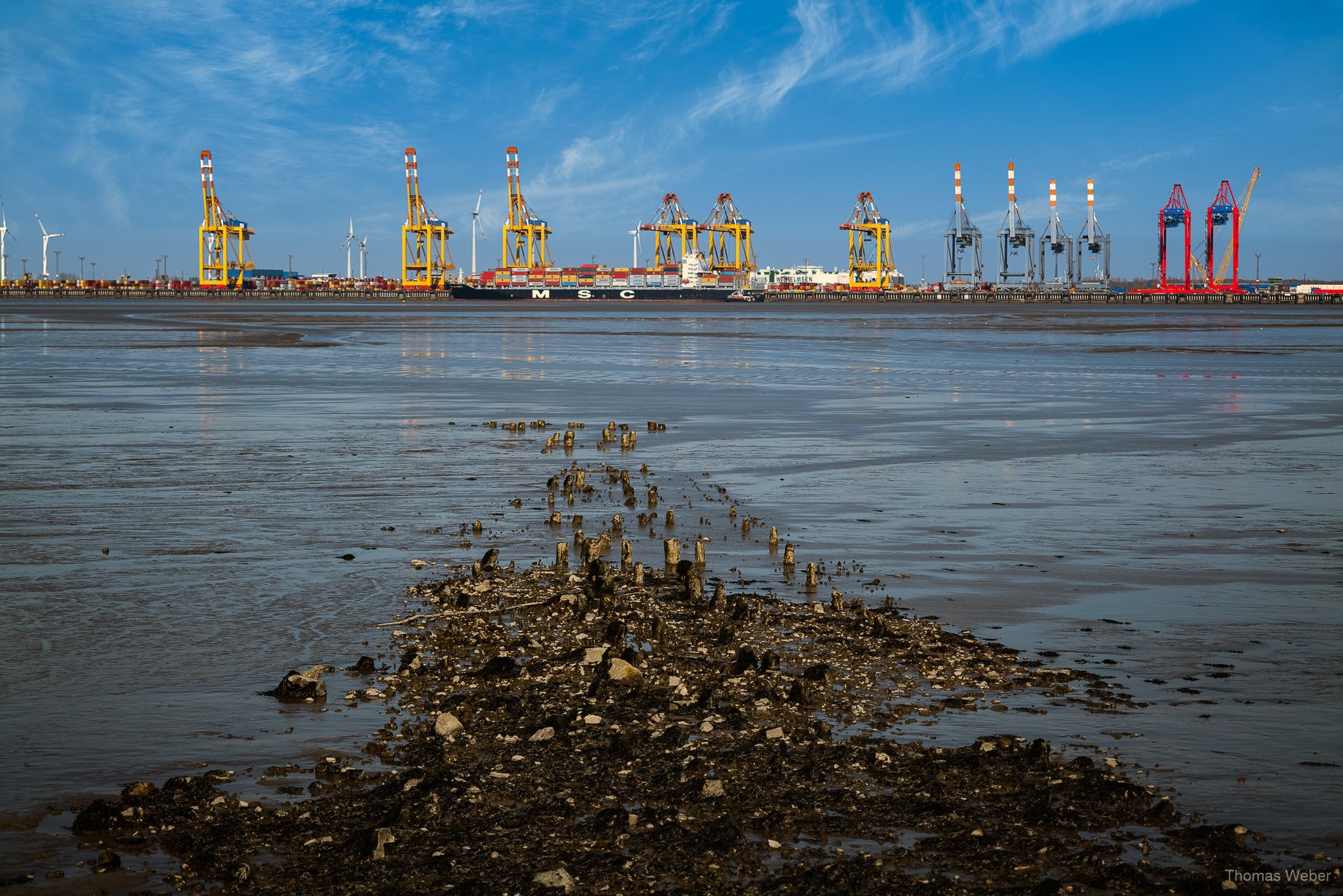 Industriehafen und Containerterminal von Bremerhafen, Fotograf Thomas Weber au Oldenburg