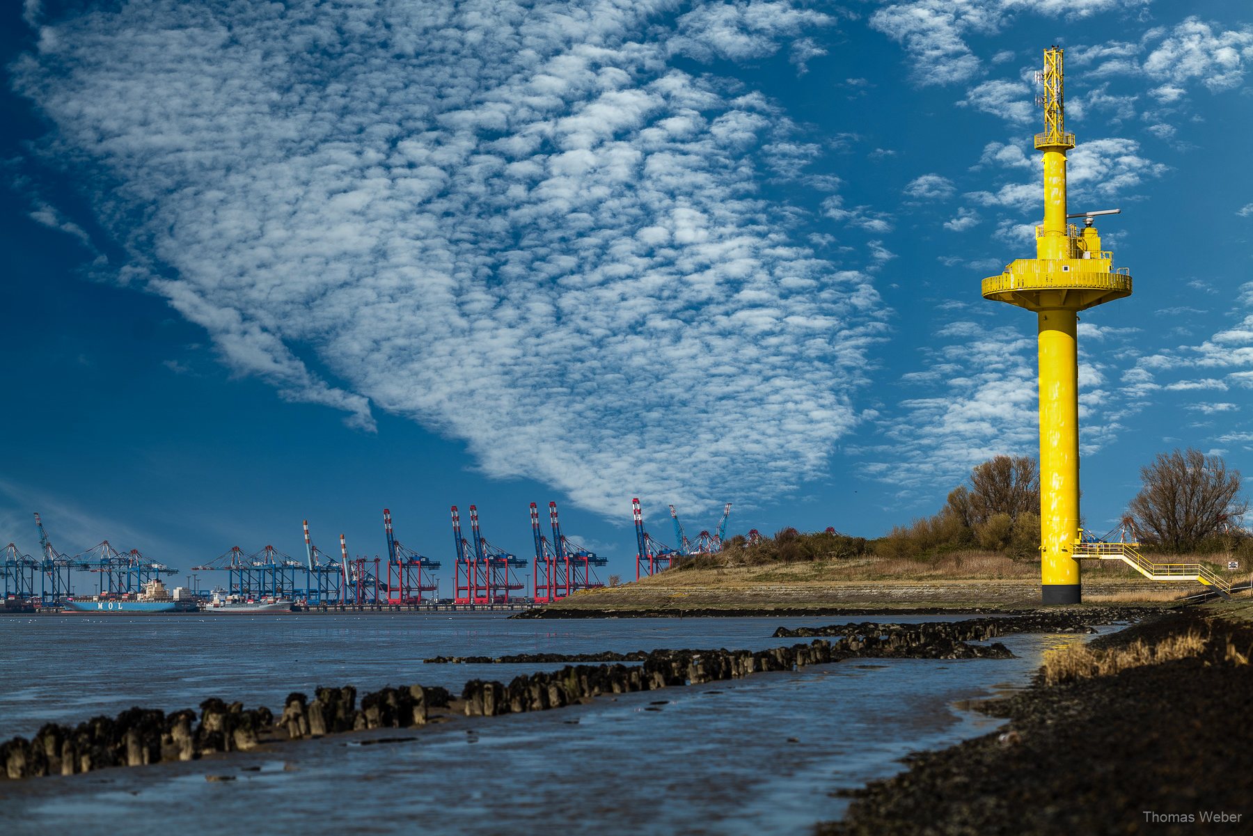 Industriehafen und Containerterminal von Bremerhafen, Fotograf Thomas Weber au Oldenburg