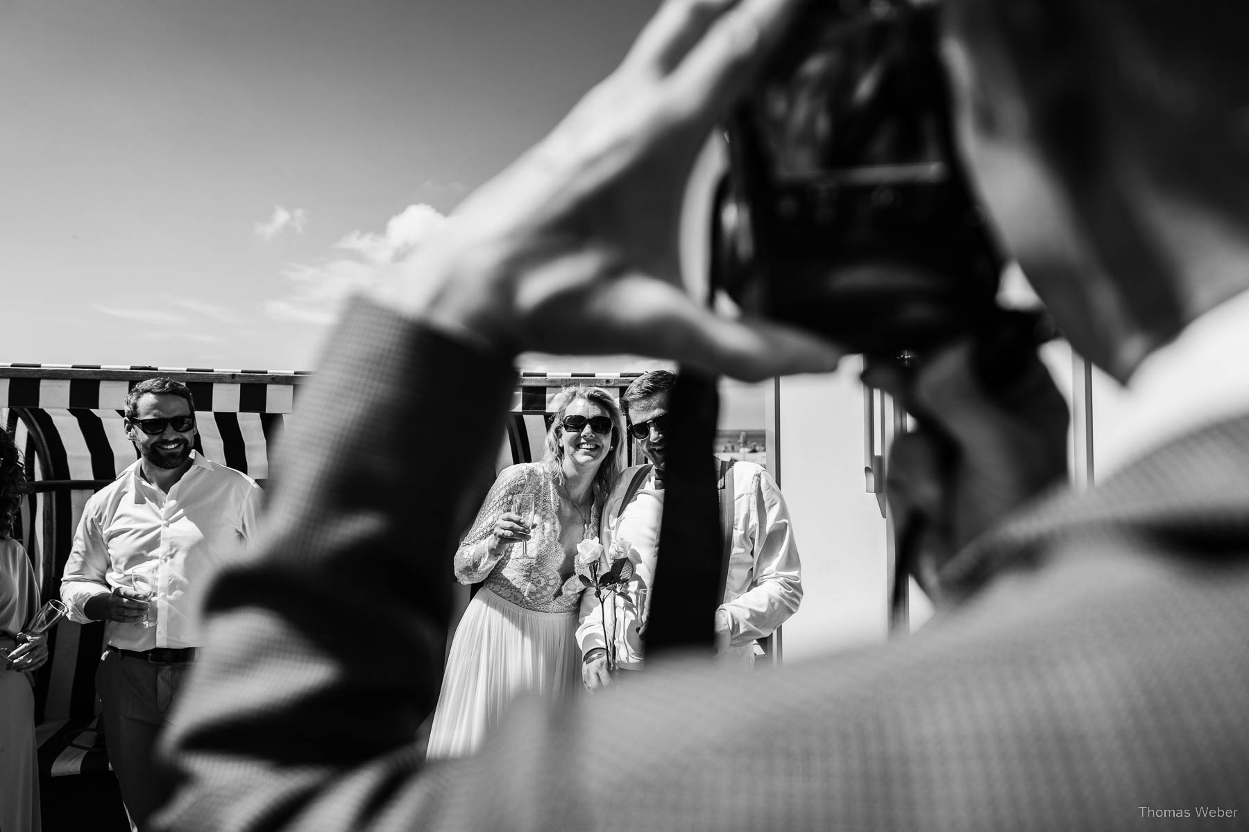 Hochzeitsreportage auf Norderney, Trauung im Badekarren Norderney, Fotograf Oldenburg