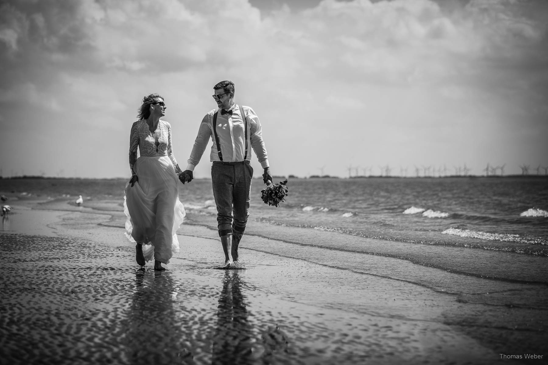 Hochzeitsreportage auf Norderney, Trauung im Badekarren Norderney, Fotograf Oldenburg