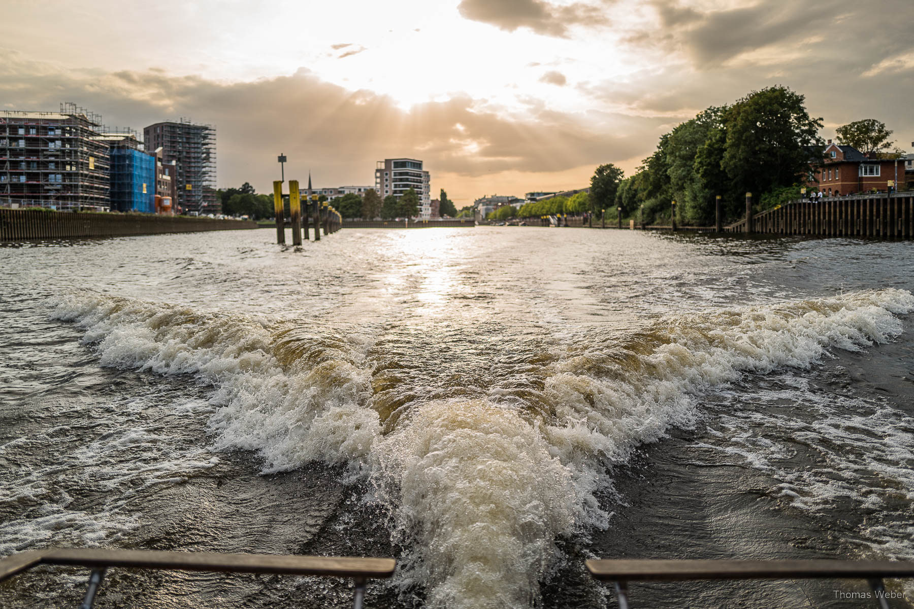 Bootstour über die Hunte im Oldenburger Hafen, Fotograf Thomas Weber aus Oldenburg