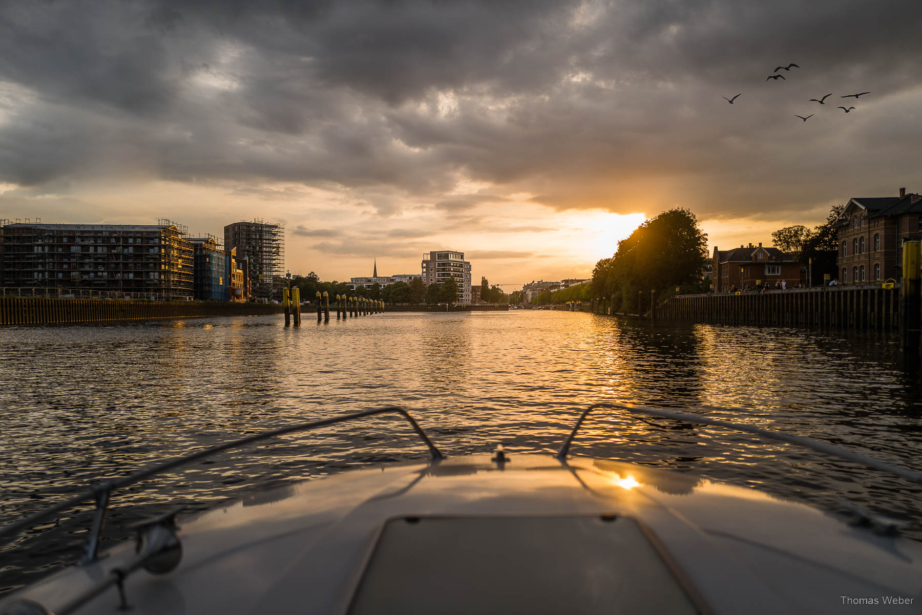 Bootstour über die Hunte im Oldenburger Hafen, Fotograf Thomas Weber aus Oldenburg