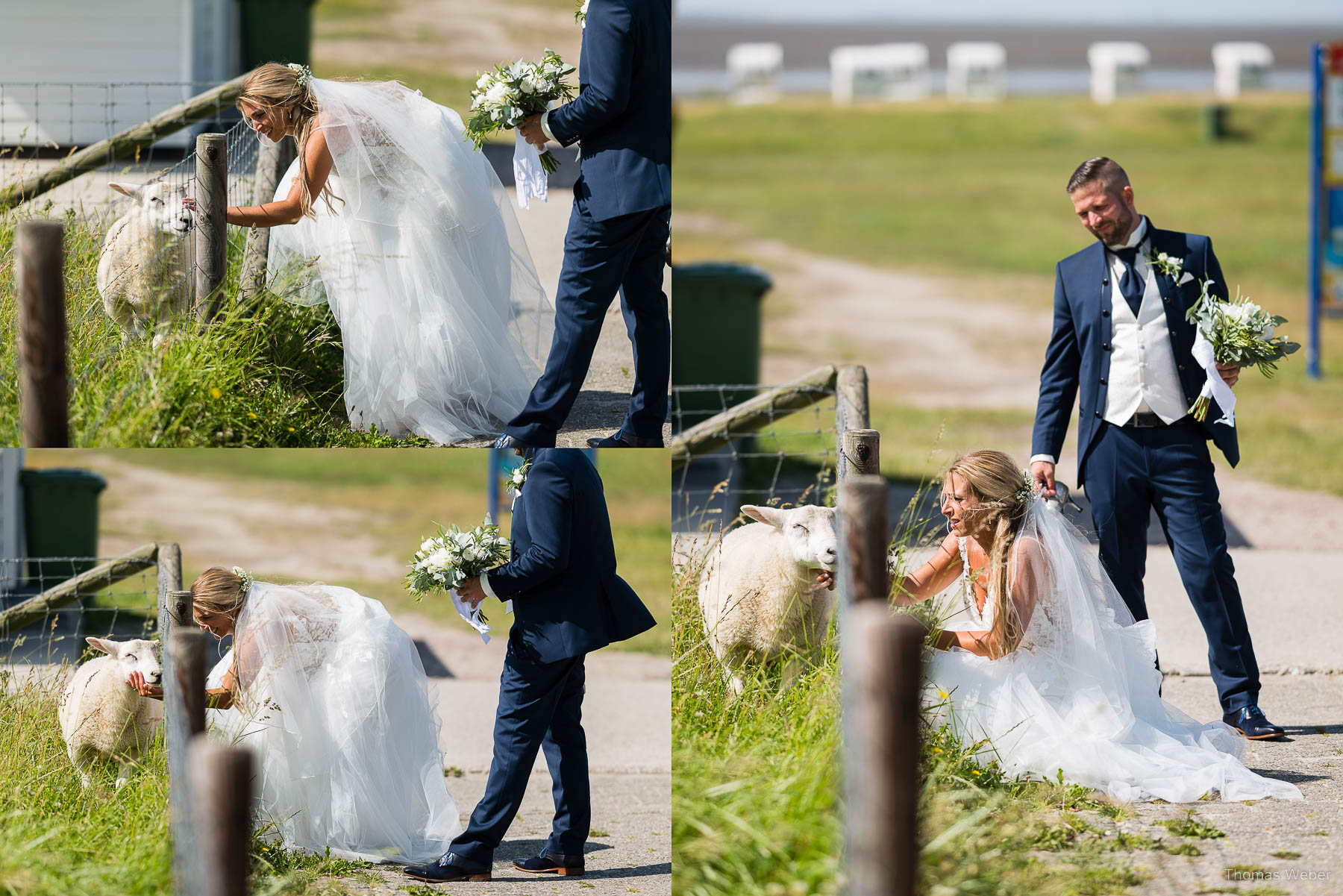 Hochzeitsfotos in Hooksiel, Hochzeitsfotograf Thomas Weber aus Oldenburg