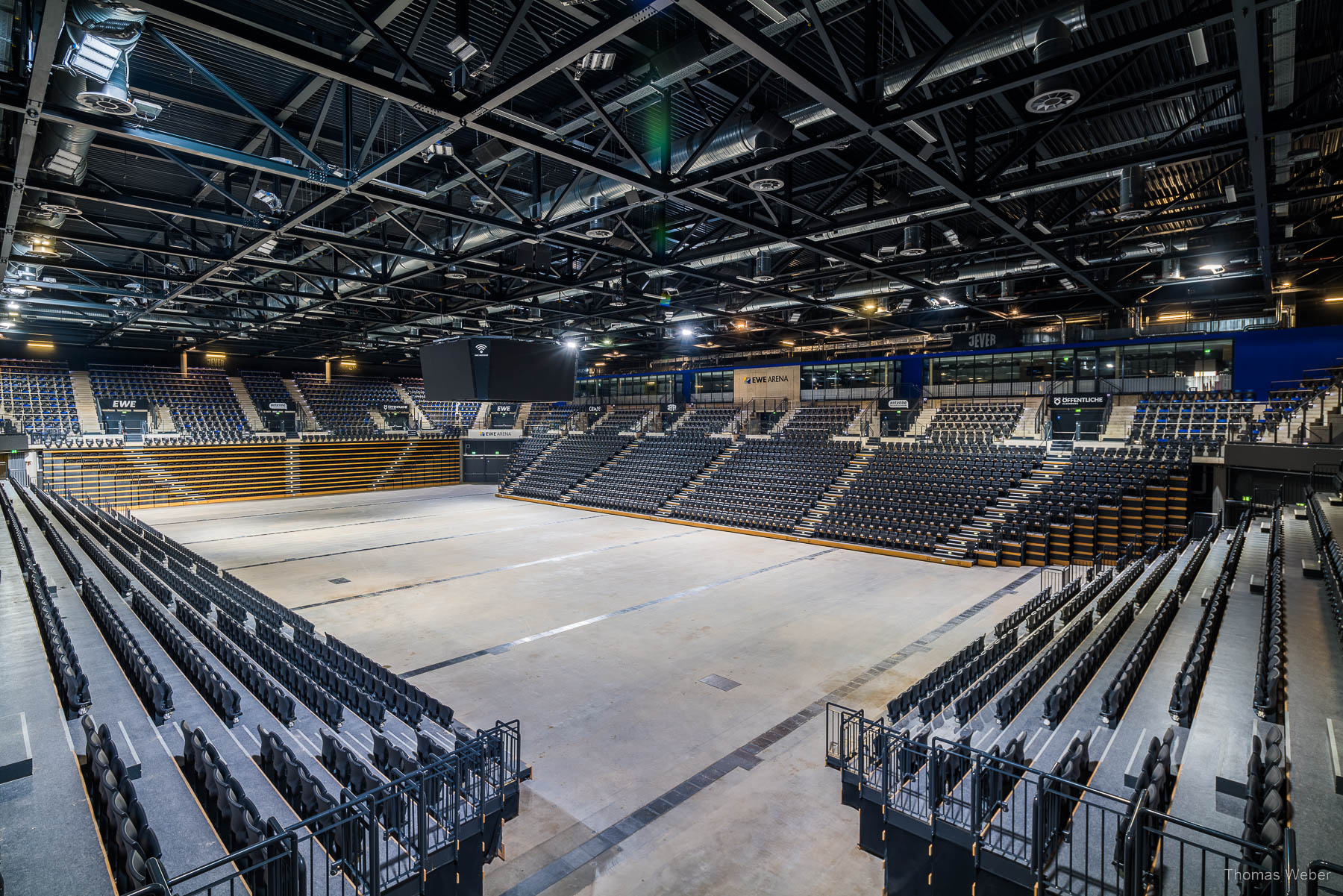 Fotos der EWE-Arena in Oldenburg, Thomas Weber, Fotograf Oldenburg