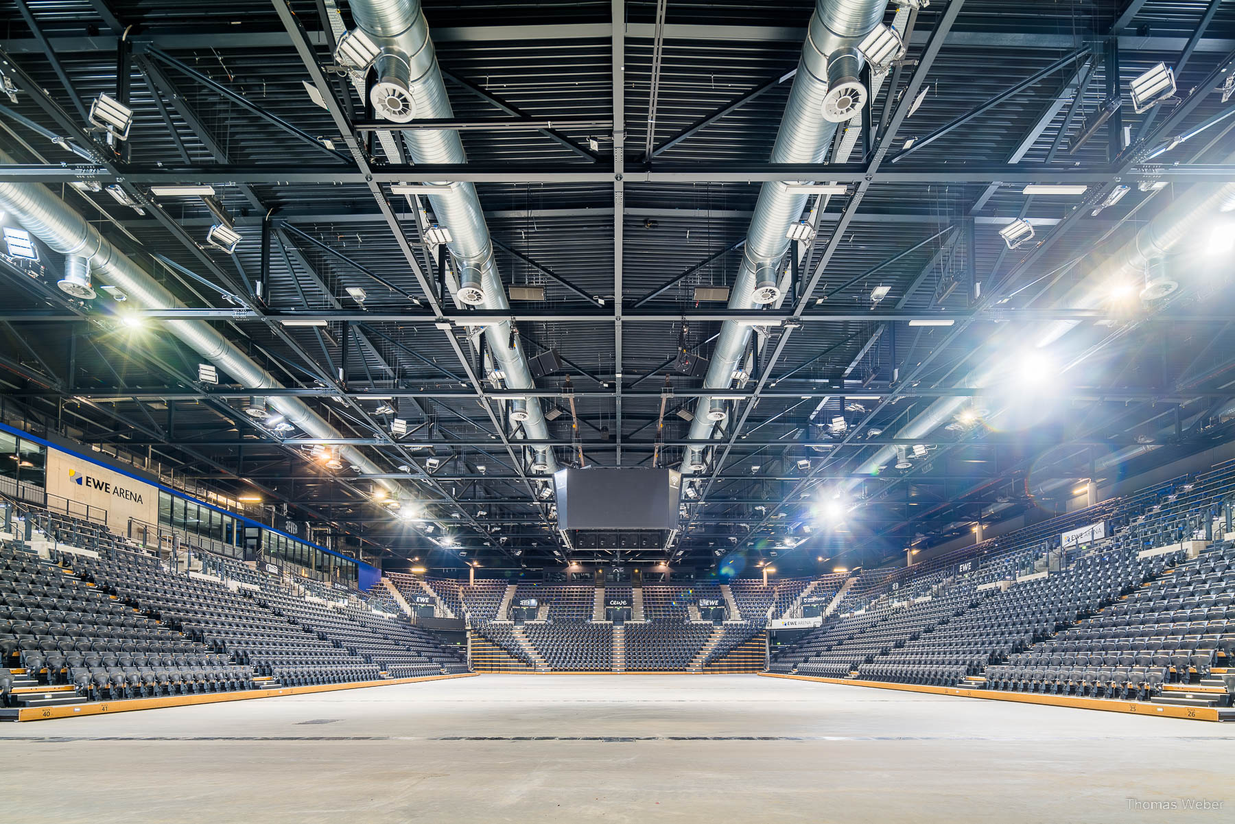 Fotos der EWE-Arena in Oldenburg, Thomas Weber, Fotograf Oldenburg